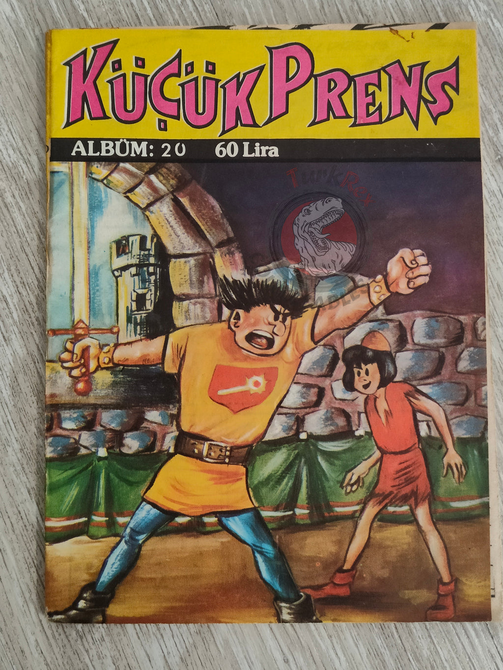 Johan et Pirlouit #20 1982 Turkish Comic Turkey Le Châtiment de Basenhau #1