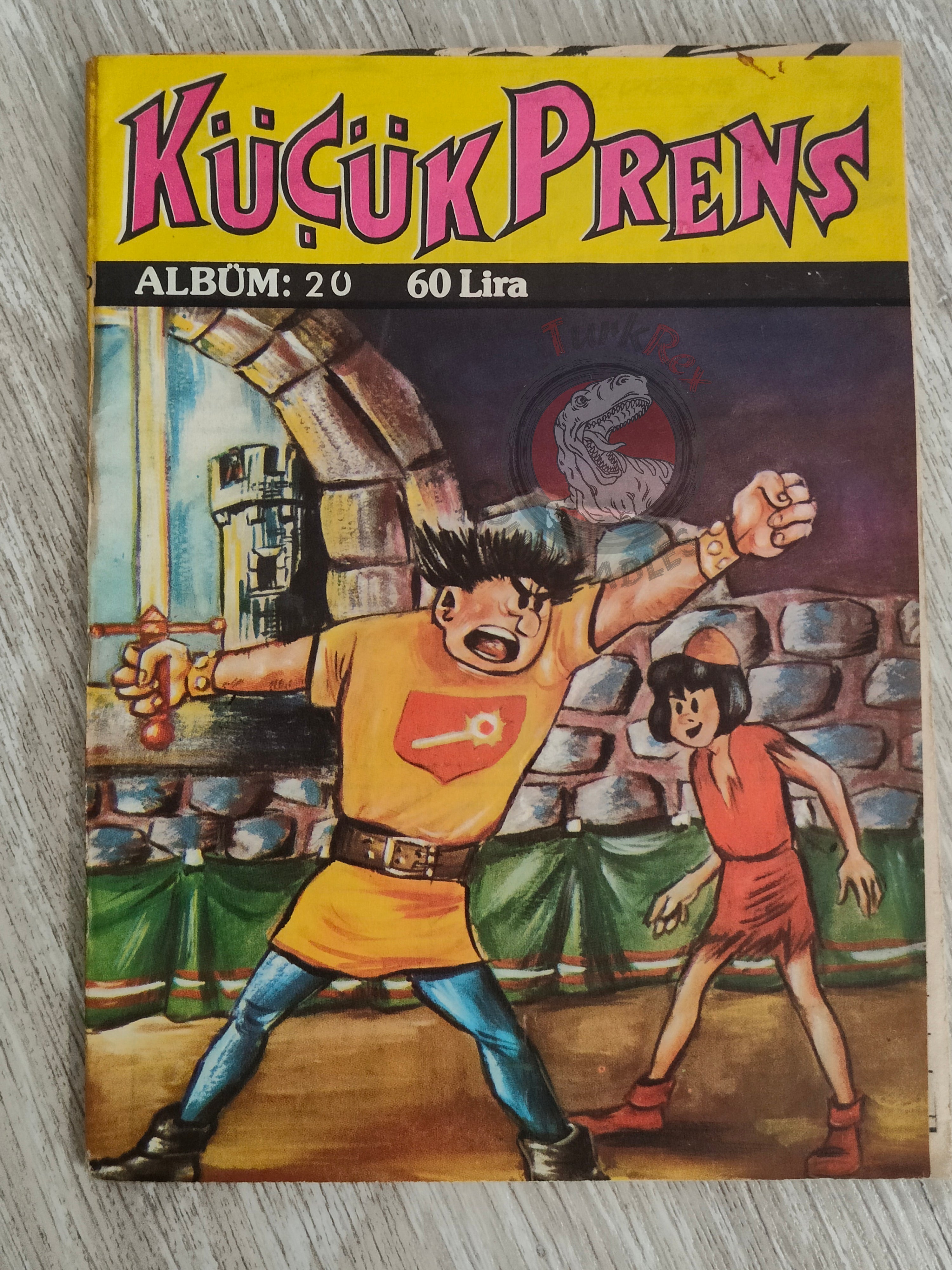 Johan et Pirlouit #20 1982 Turkish Comic Turkey Le Châtiment de Basenhau #1