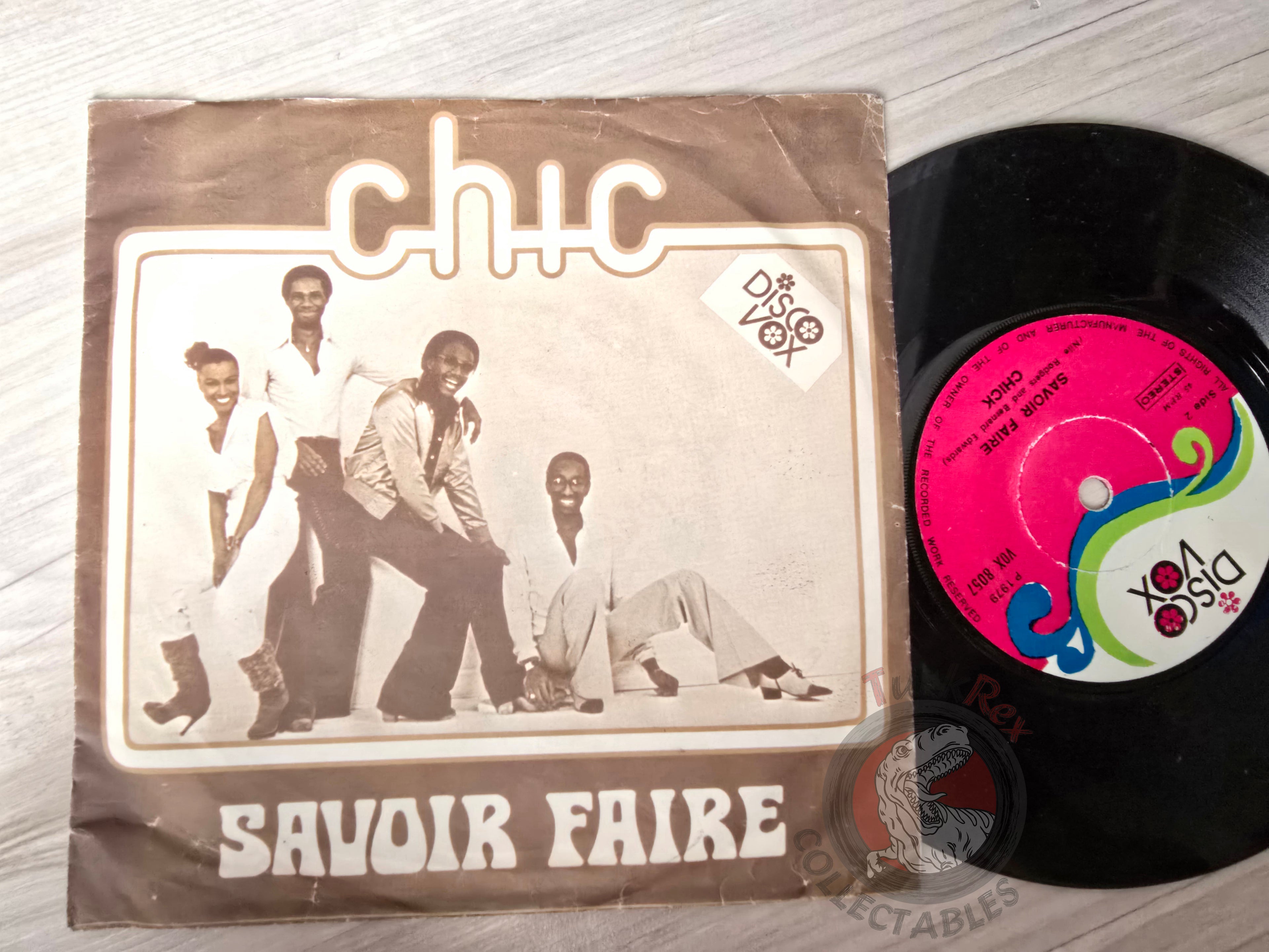 Chic – Savoir Faire / Le Freak 7" Turkish Pressing Vinyl Turkey Edition