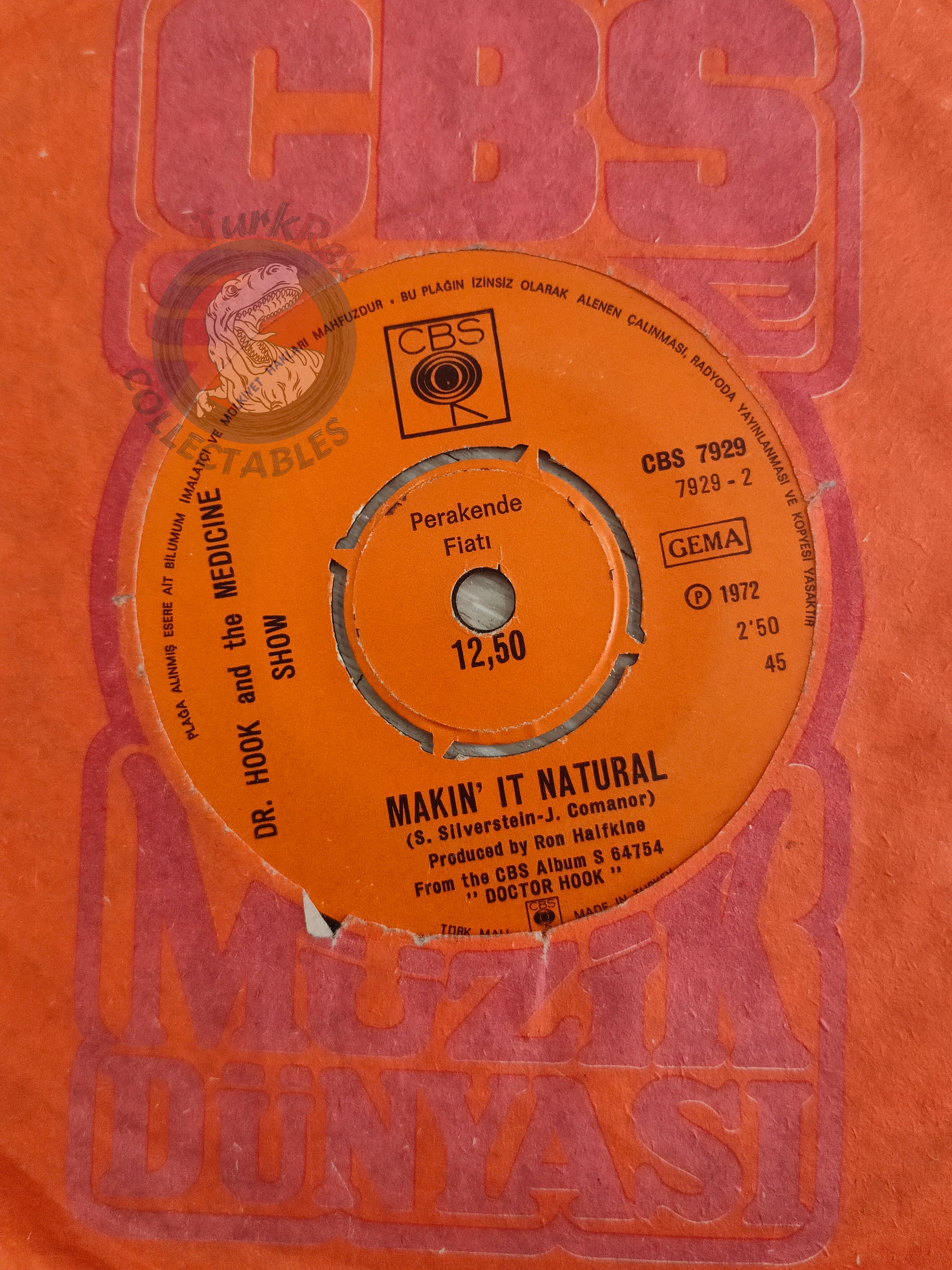 Dr. Hook And The Medicine Show – Sylvia's Mother 7" Promo Turkish Pressing Vinyl Turkey Edition