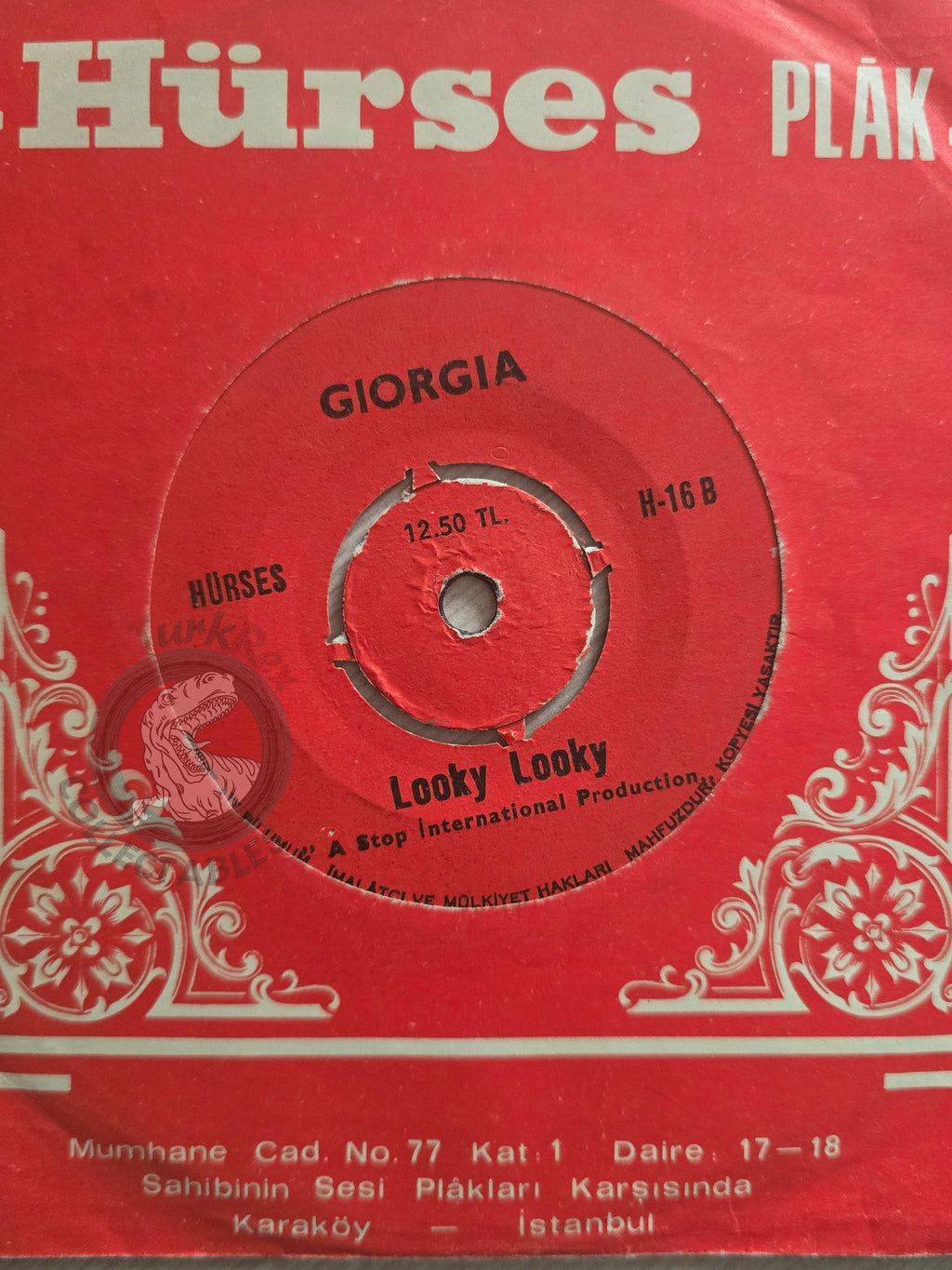 Giorgio – Looky Looky 7" Turkish Pressing Vinyl Turkey Edition 3