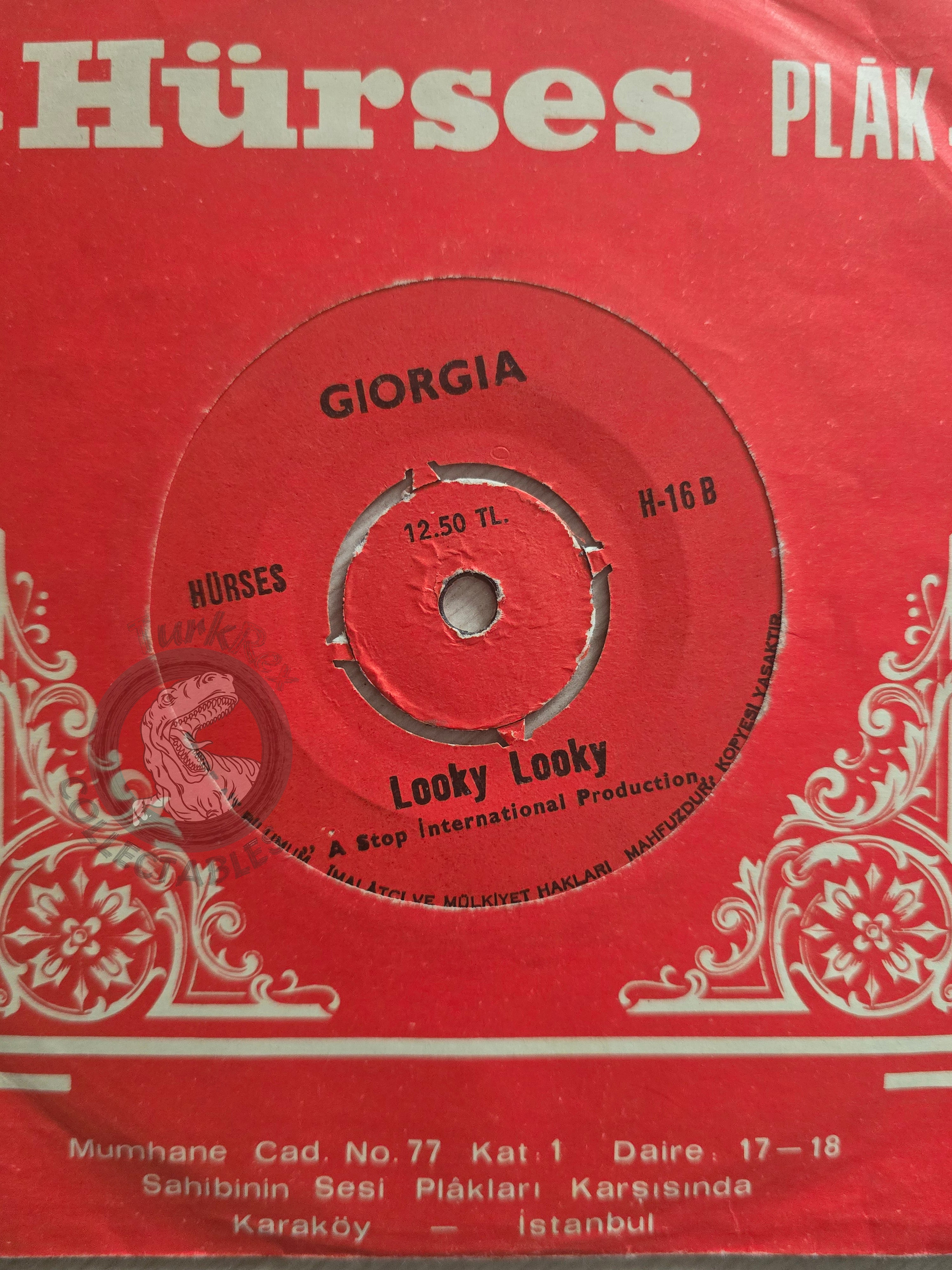 Giorgio – Looky Looky 7" Turkish Pressing Vinyl Turkey Edition 3