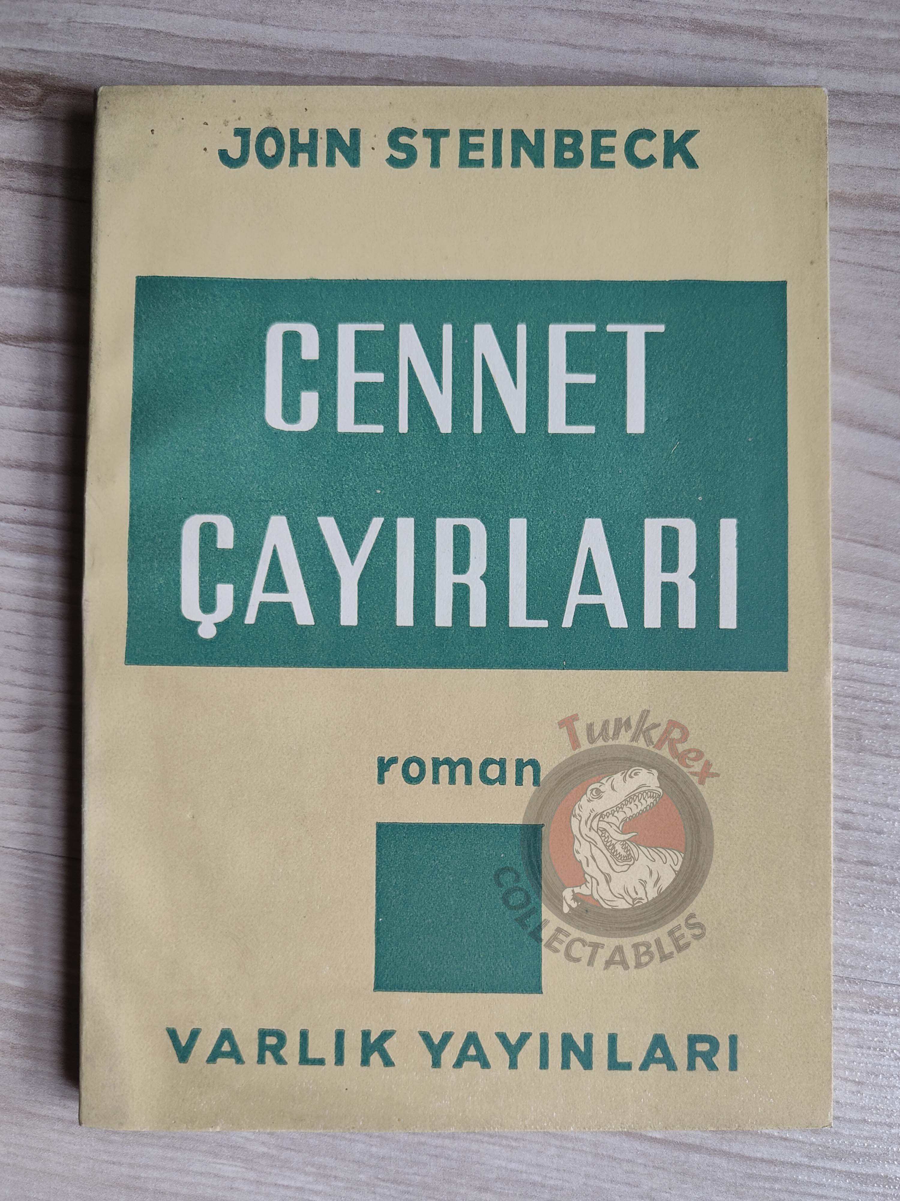 John Steinbeck – Pastures of Heaven 1952 1st Turkish Book Turkey