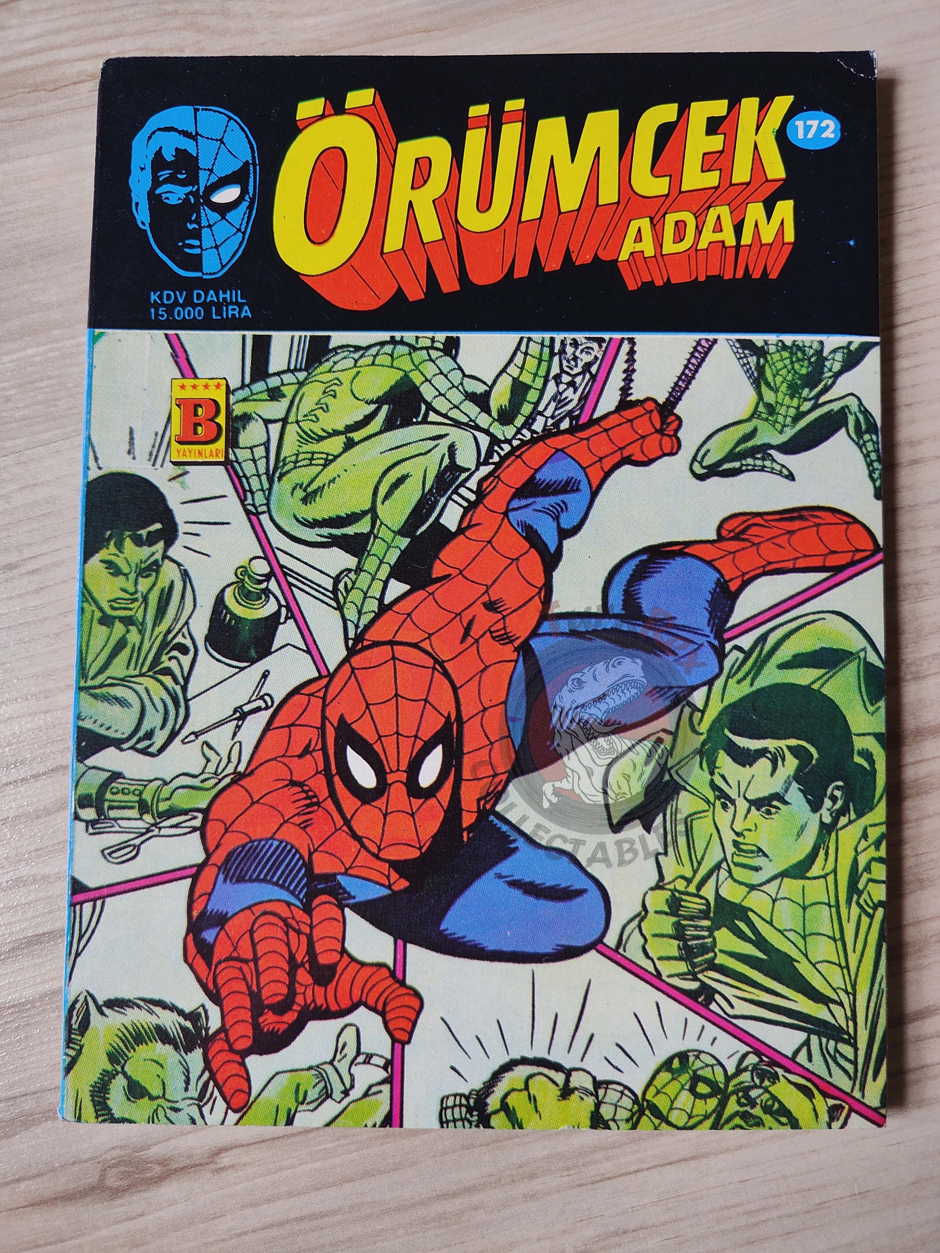 Spider-Man #172 1994 Turkish Comic Turkey Spectacular #32 #33 #34 #209 #210