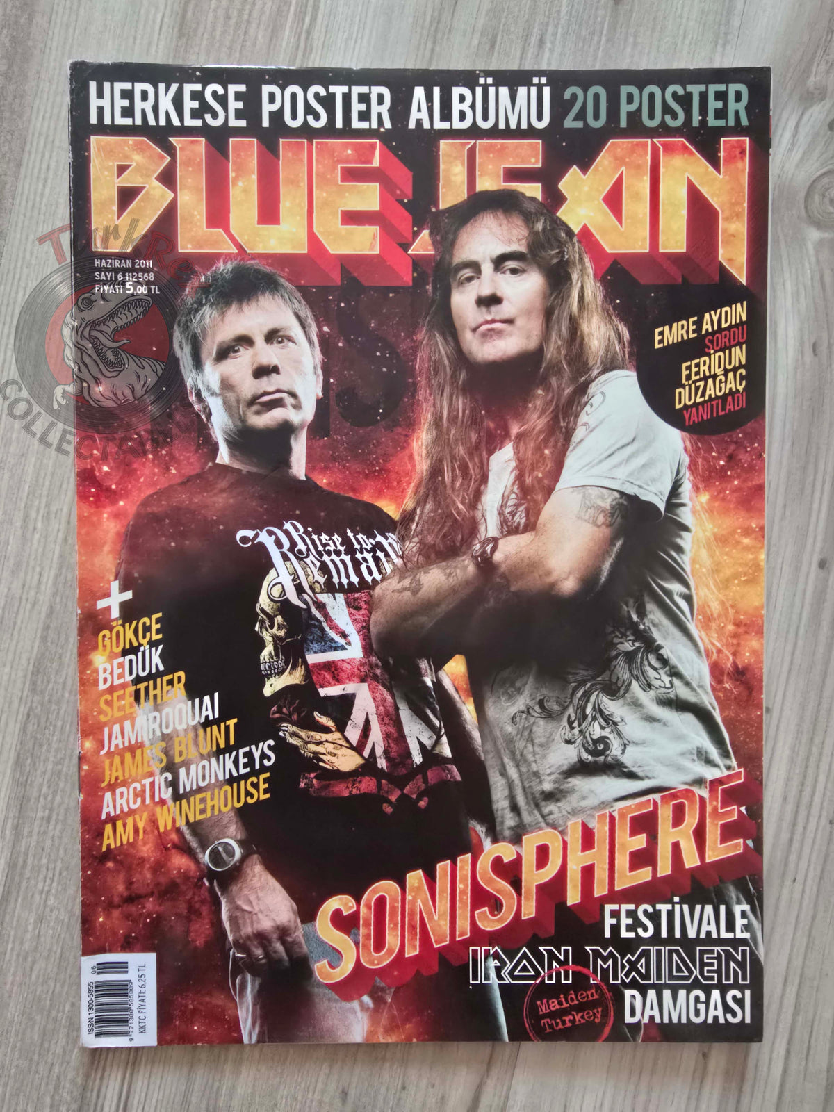 Blue Jean 2011 Iron Maiden Sonisphere Festival Turkish Mag Turkey Amy Winehouse Arctic Monkeys