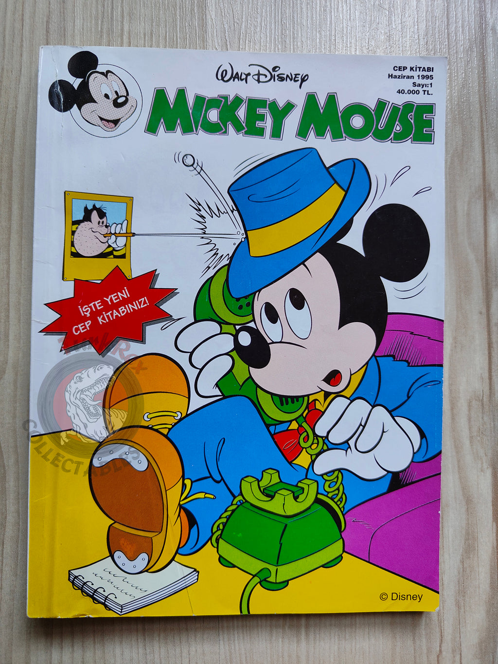 Mickey Mouse #1 1995 Turkish Comic Turkey Walt Disney Donald Duck