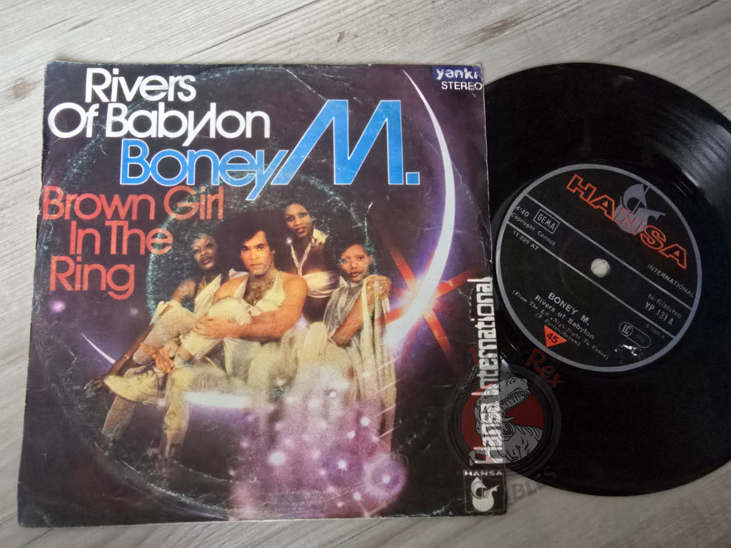 Boney M – Rivers Of Babylon 7" Turkish Pressing Vinyl Turkey Edition