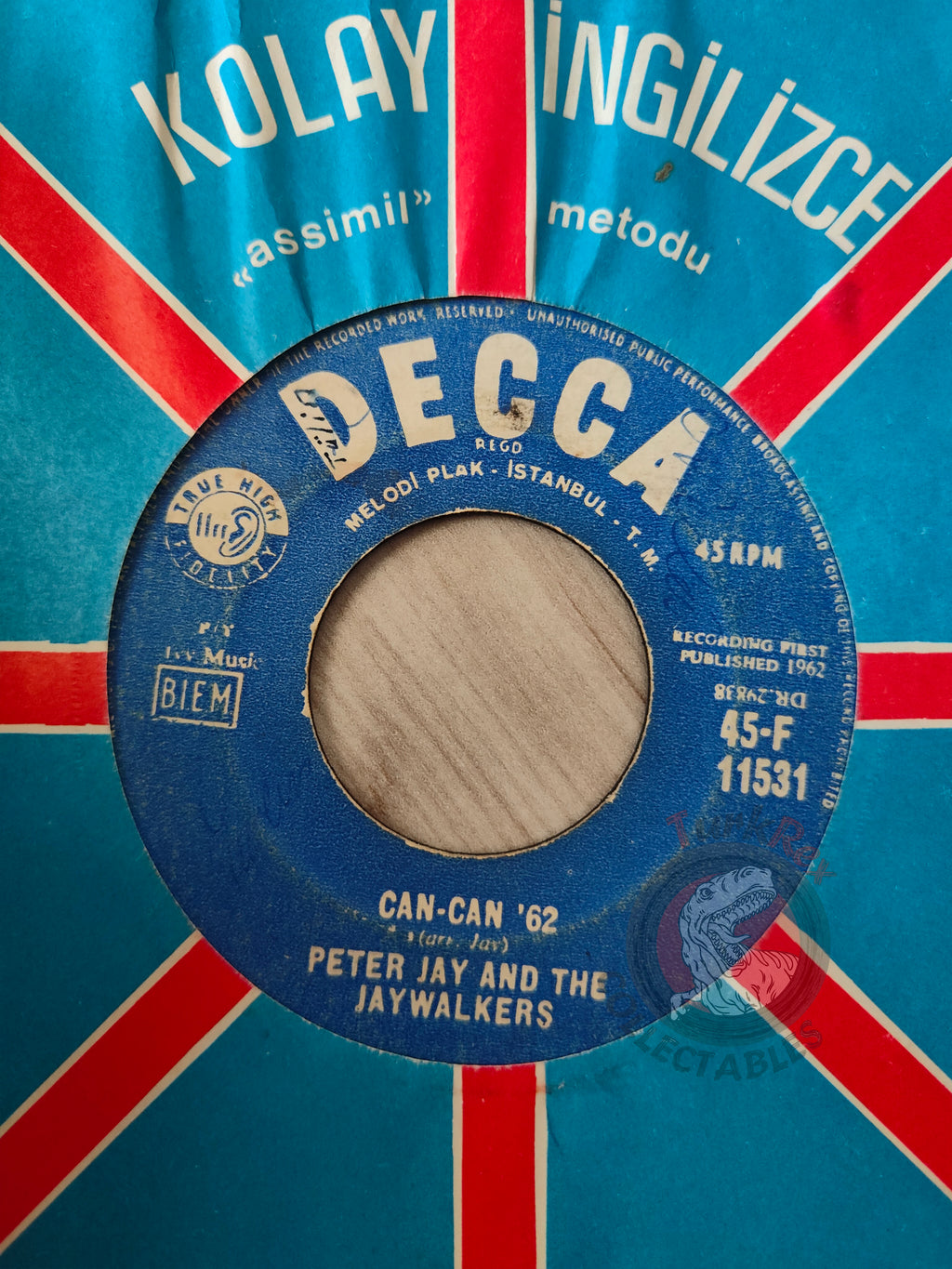 Peter Jay And The Jaywalkers – Can-Can '62 7" Turkish Pressing Vinyl Turkey Edition