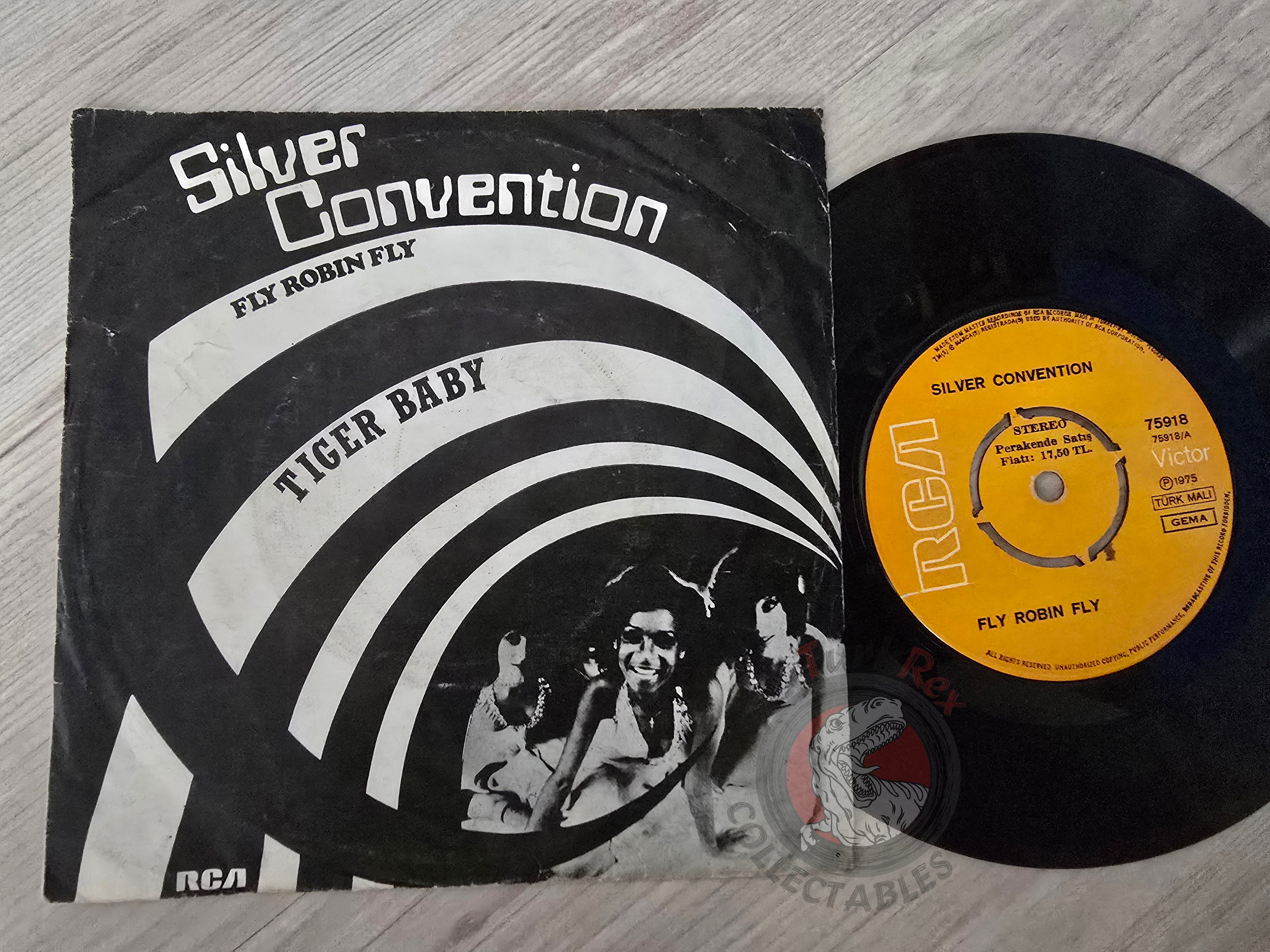 Silver Convention – Fly Robin Fly 7" Turkish Pressing Vinyl Turkey Edition