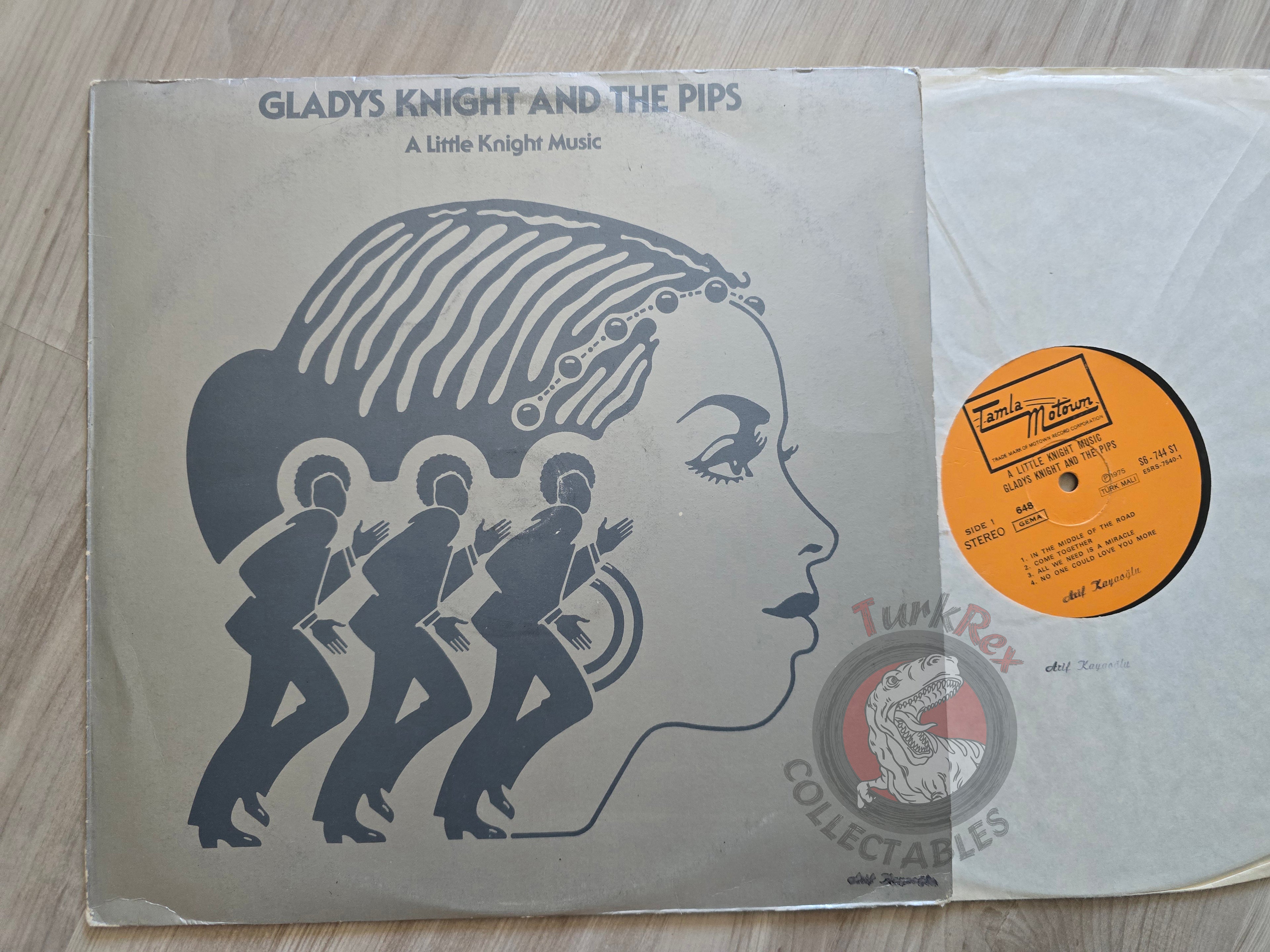 Gladys Knight And The Pips – A Little Knight Music Turkish Pressing Vinyl Turkey Edition
