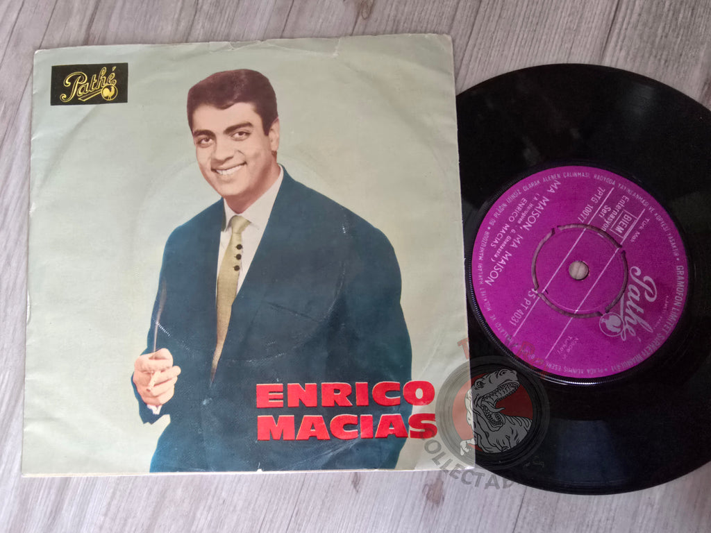 Enrico Macias – Oh Guitare, Guitare 7" Turkish Pressing Vinyl Turkey Edition
