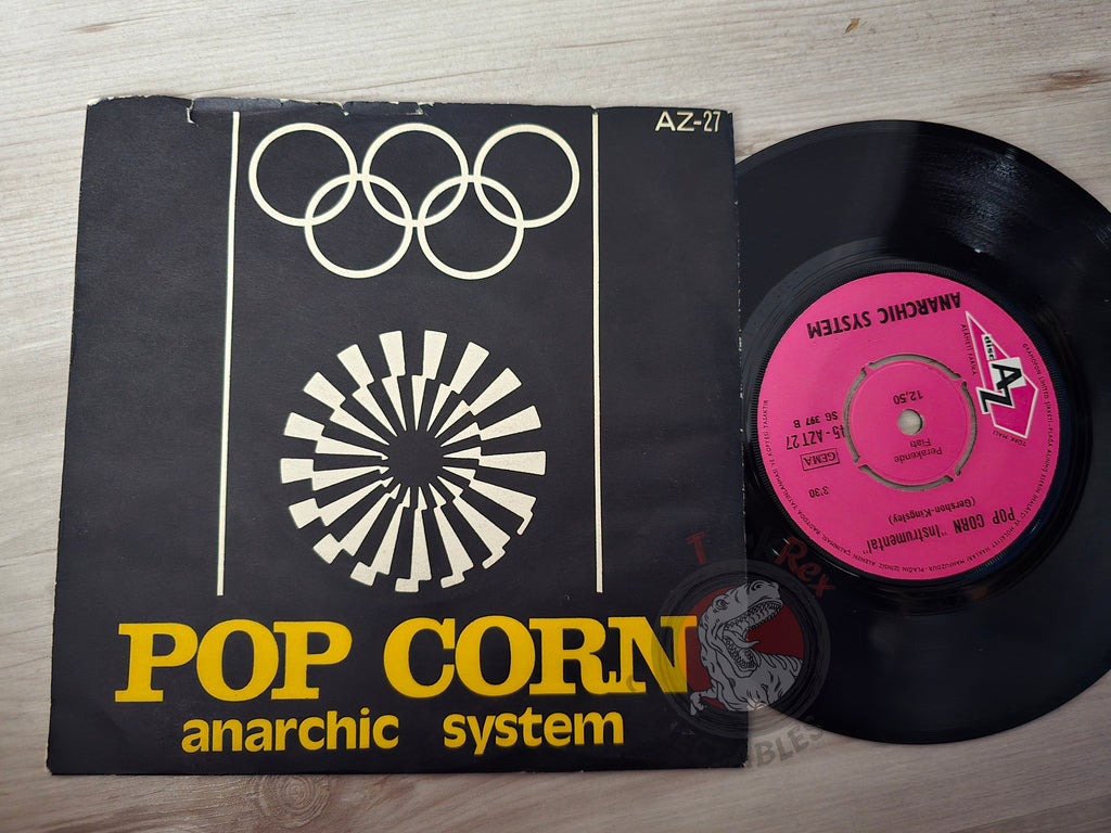 Anarchic System – Pop Corn 7" Turkish Pressing Vinyl Turkey Edition Promo