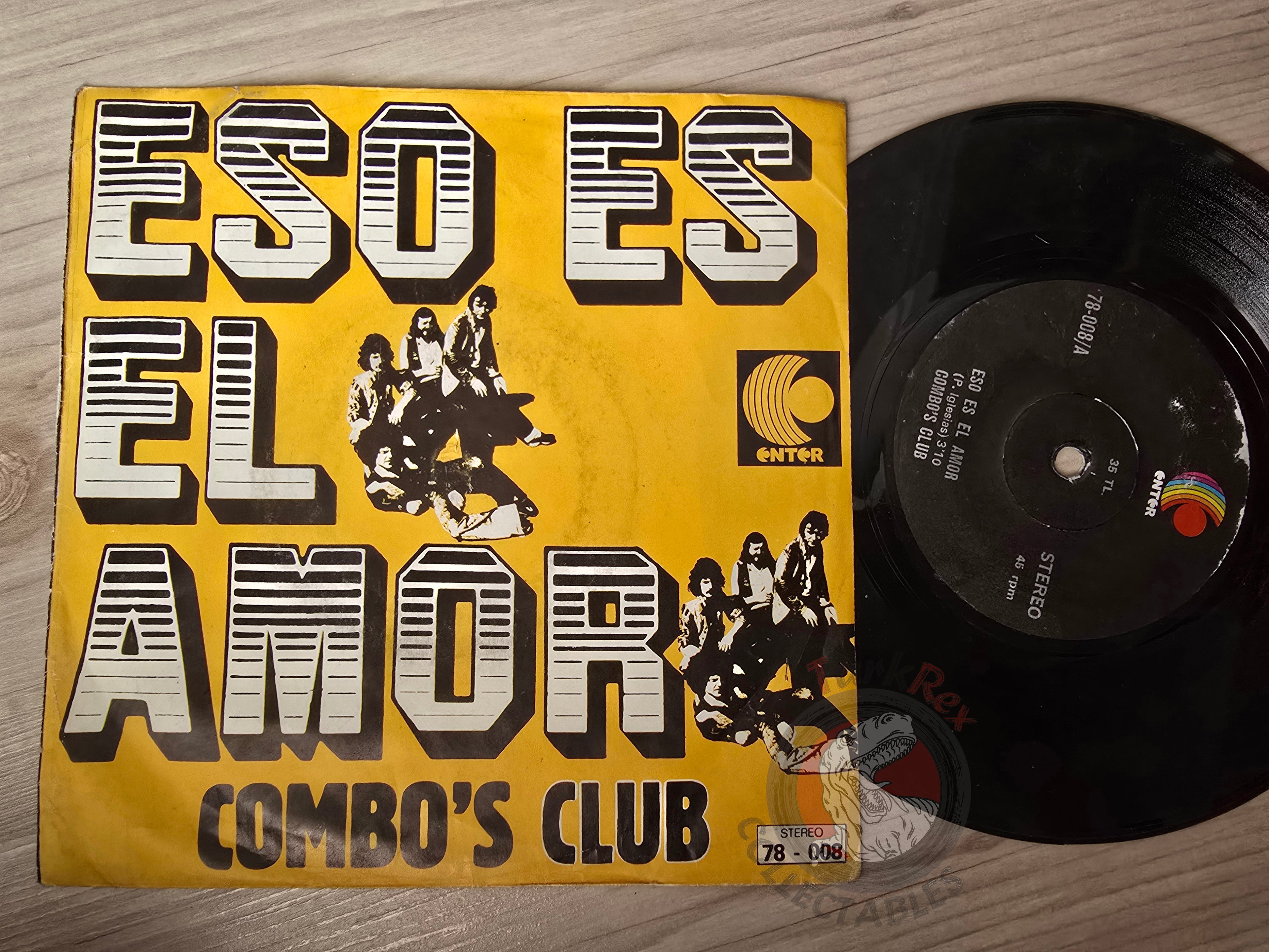Combo's Club – Eso Es El Amor 7" Turkish Pressing Vinyl Turkey Edition