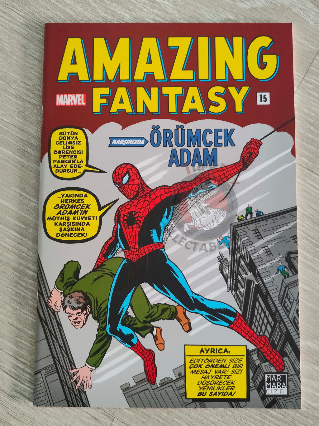Amazing Fantasy #15 – Spider-Man Turkish Comic Turkey