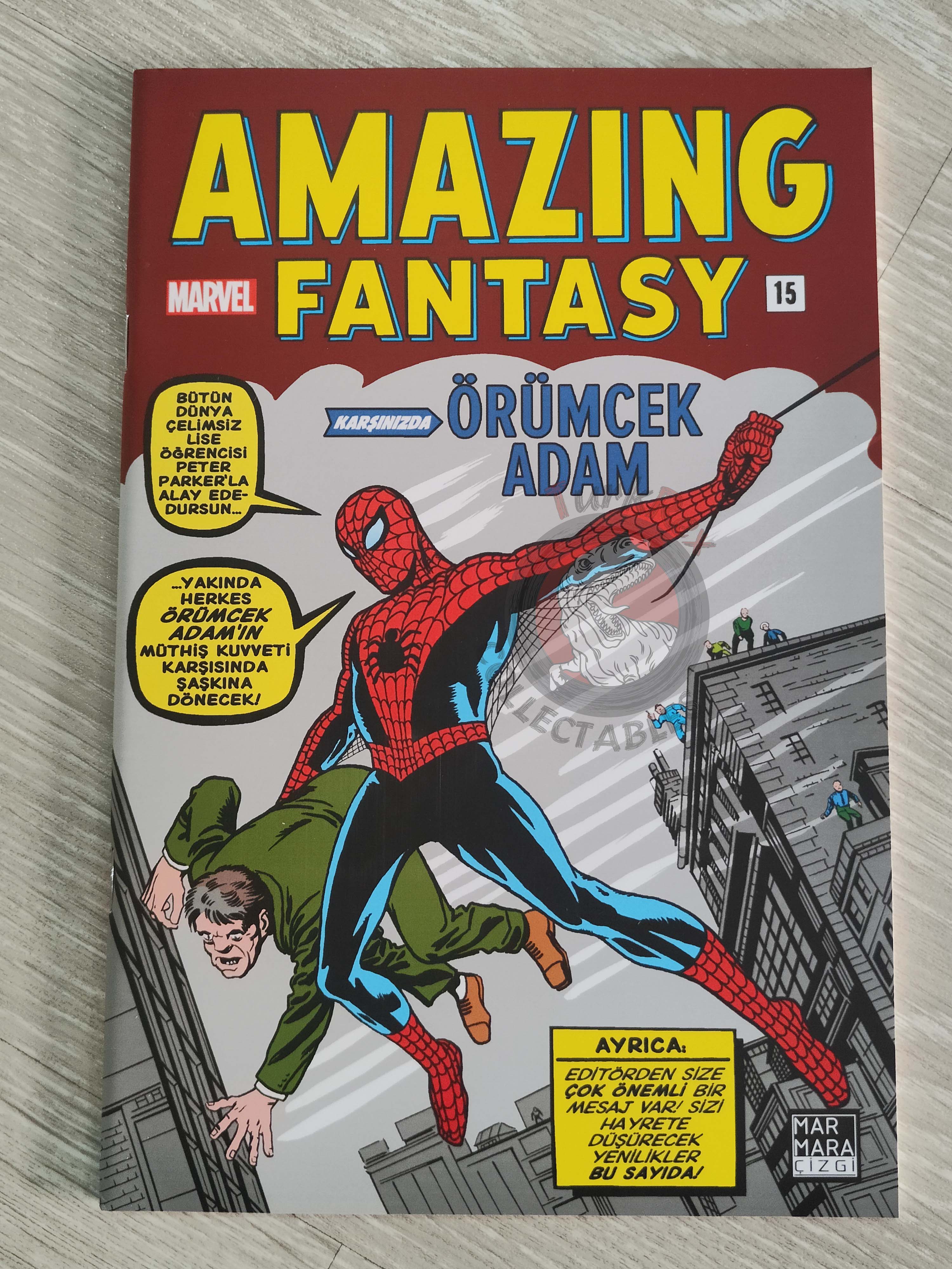 Amazing Fantasy #15 – Spider-Man Turkish Comic Turkey