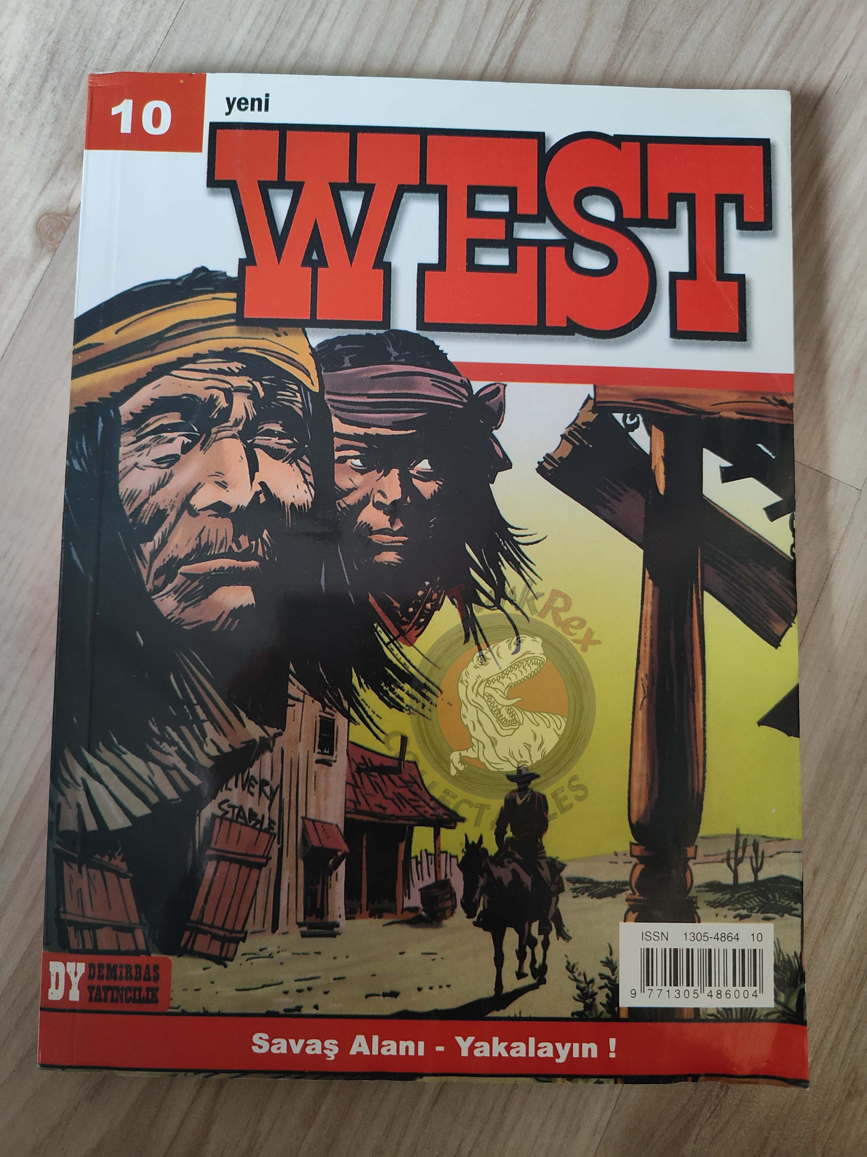 Storia del West #10 Campo Di Battaglia Turkish Comic Turkey #33 #34