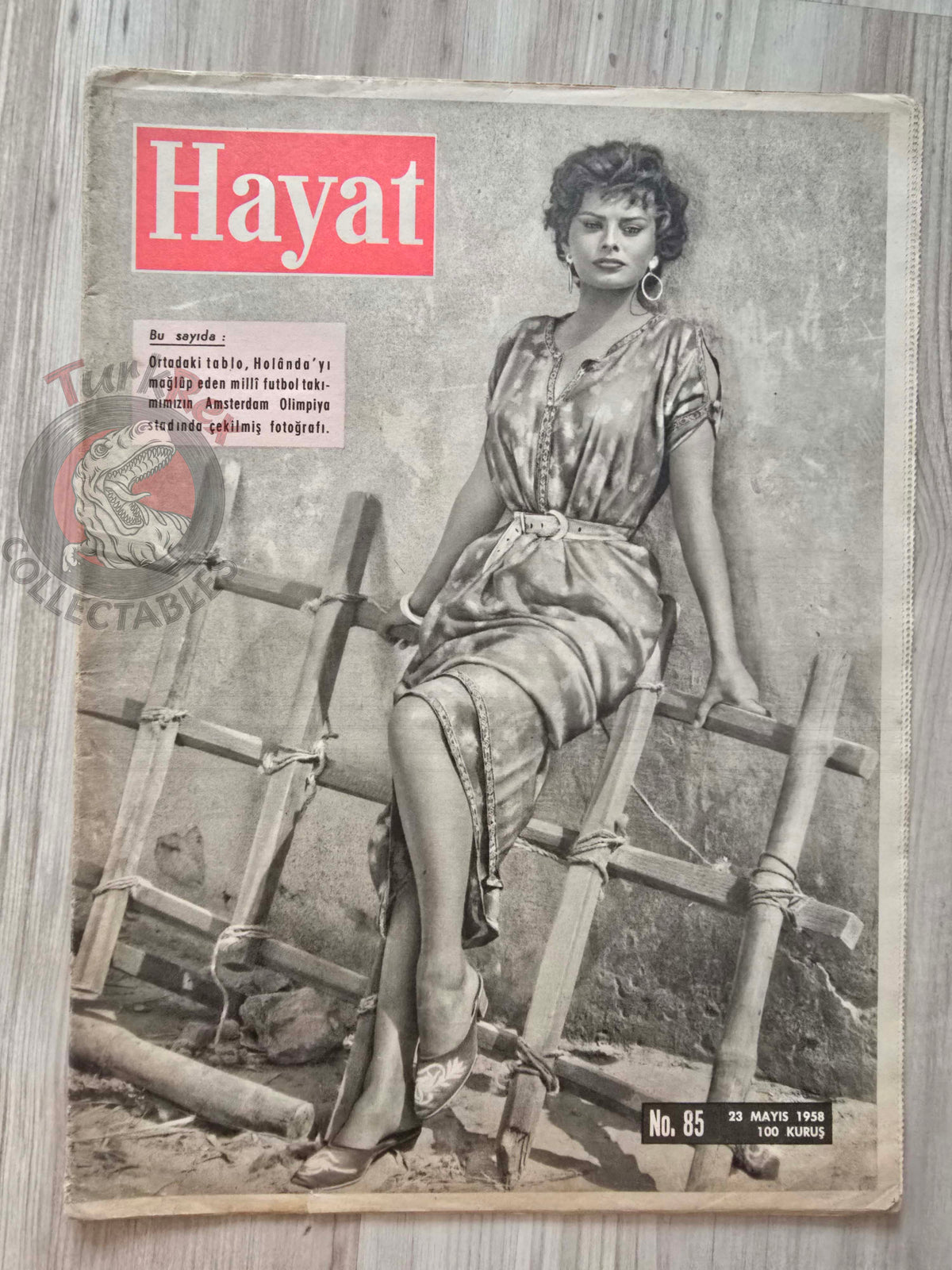 Hayat 1958 Sophia Loren Turkish Mag Turkey 11th Cannes Film Festival Mashhur bin Saud Saudi Arabia