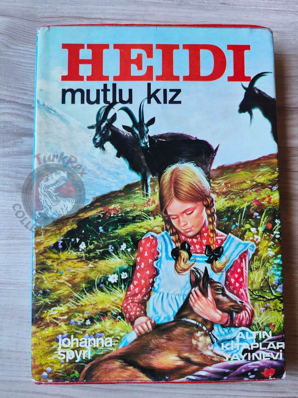 Johanna Spyri – Heidi 1975 HC/DJ Turkish Book Turkey Illustrated