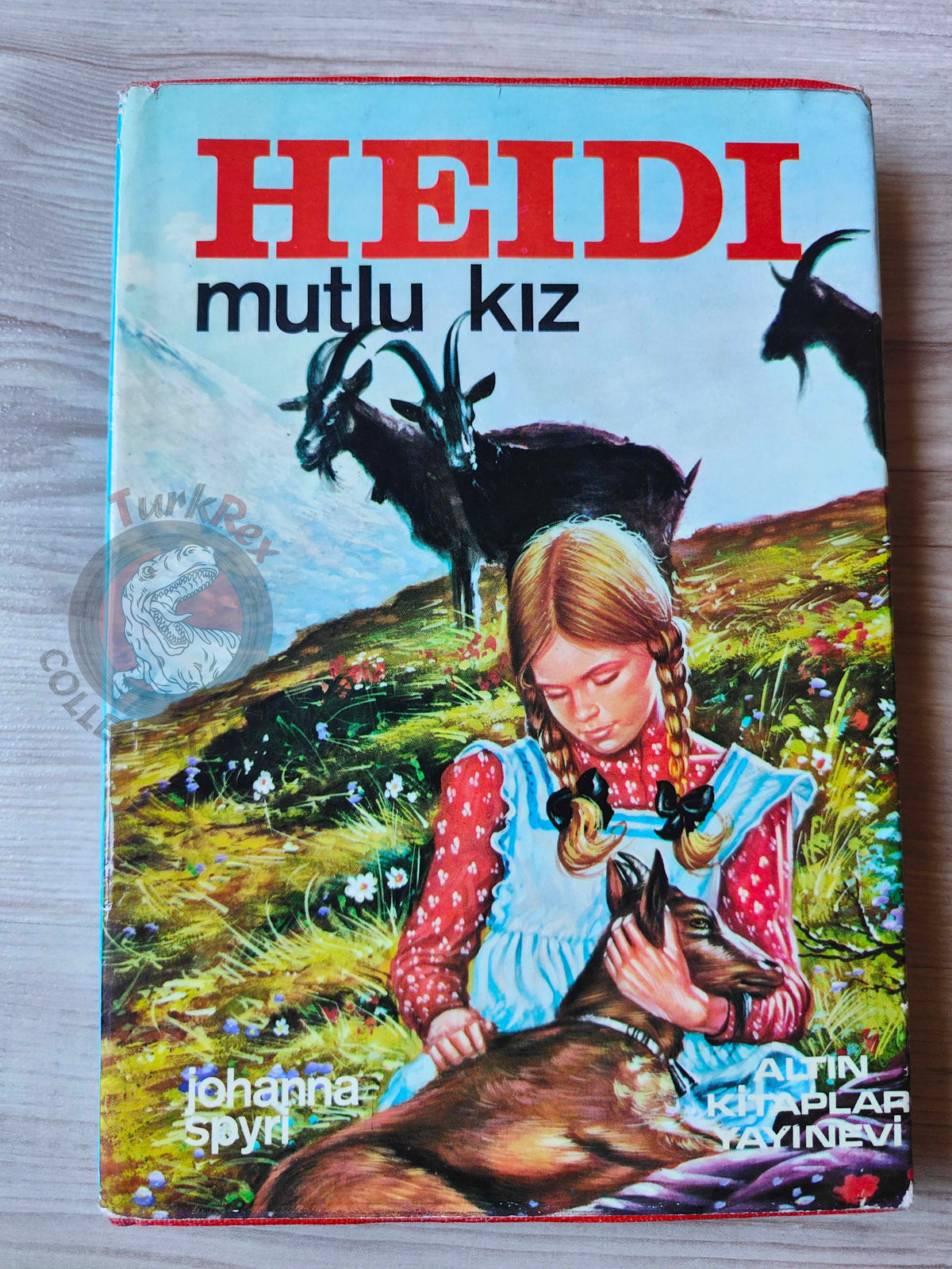 Johanna Spyri – Heidi 1975 HC/DJ Turkish Book Turkey Illustrated