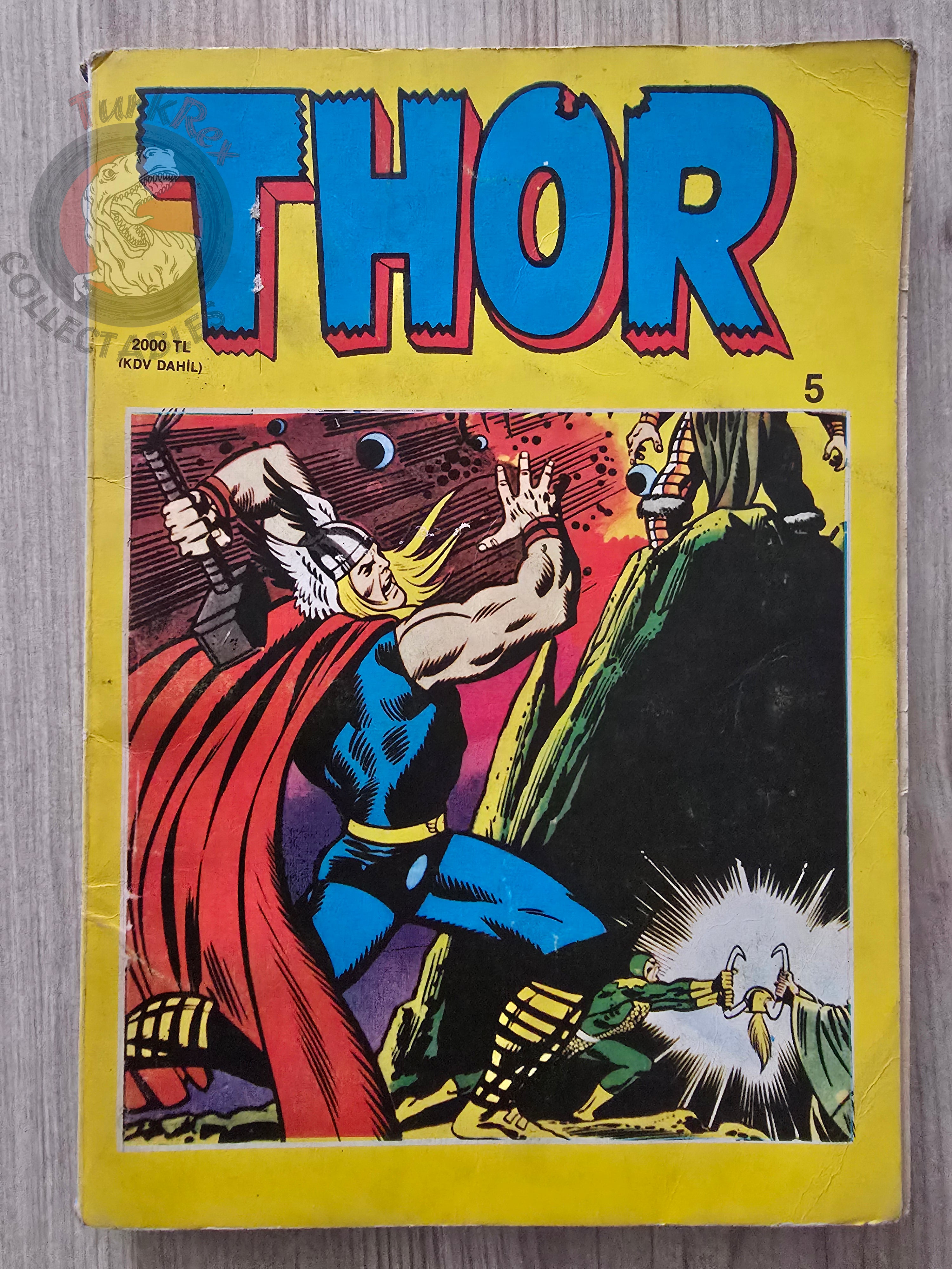 Thor Vol #5 1987 Turkish Comic Turkey The Mighty Thor #211–216 cover #188