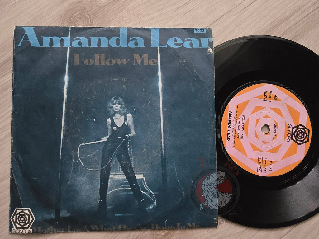 Amanda Lear – Follow Me 7" Turkish Pressing Vinyl Turkey Edition