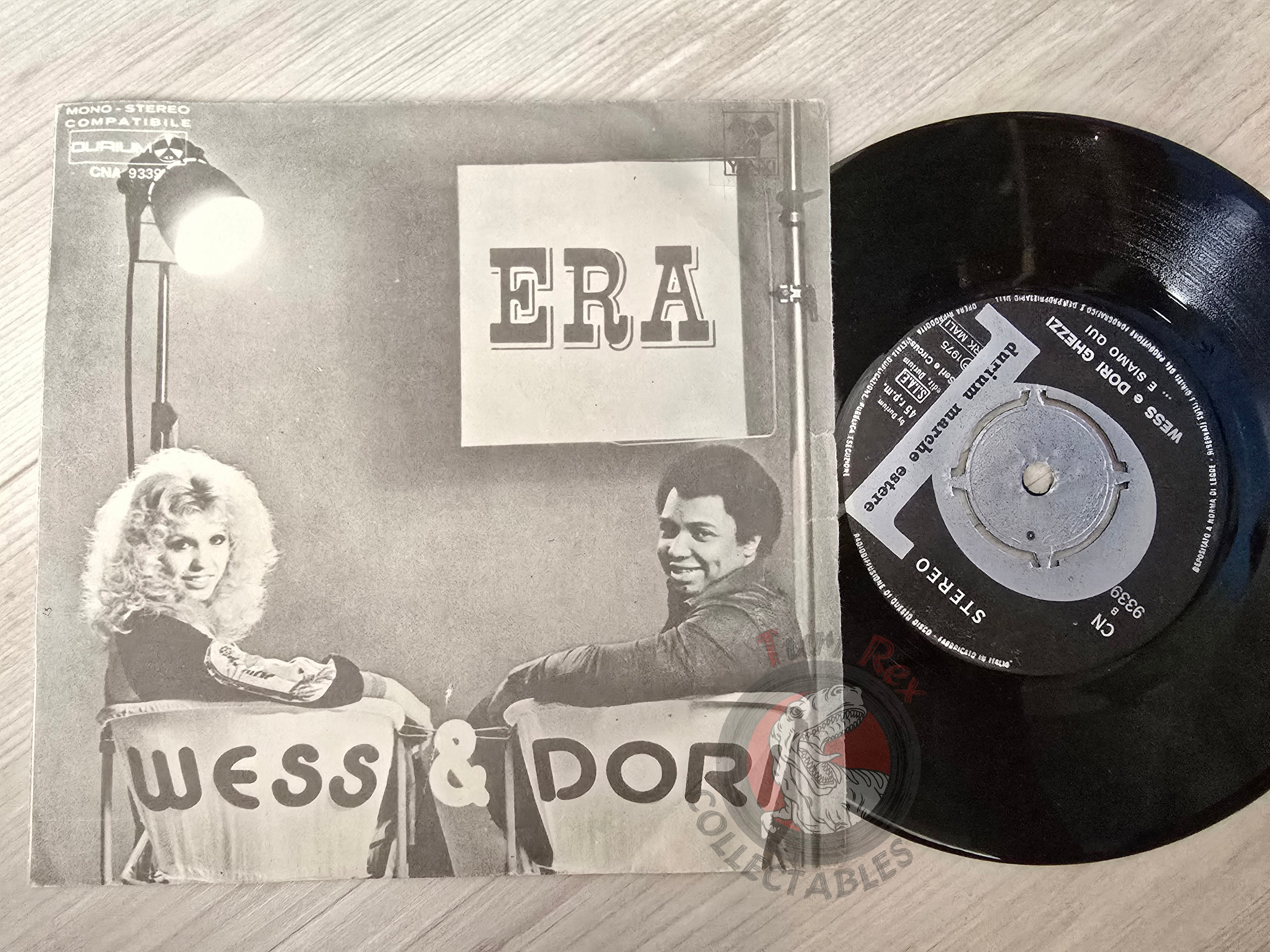 Wess & Dori Ghezzi – Era 7" Turkish Pressing Vinyl Turkey Edition