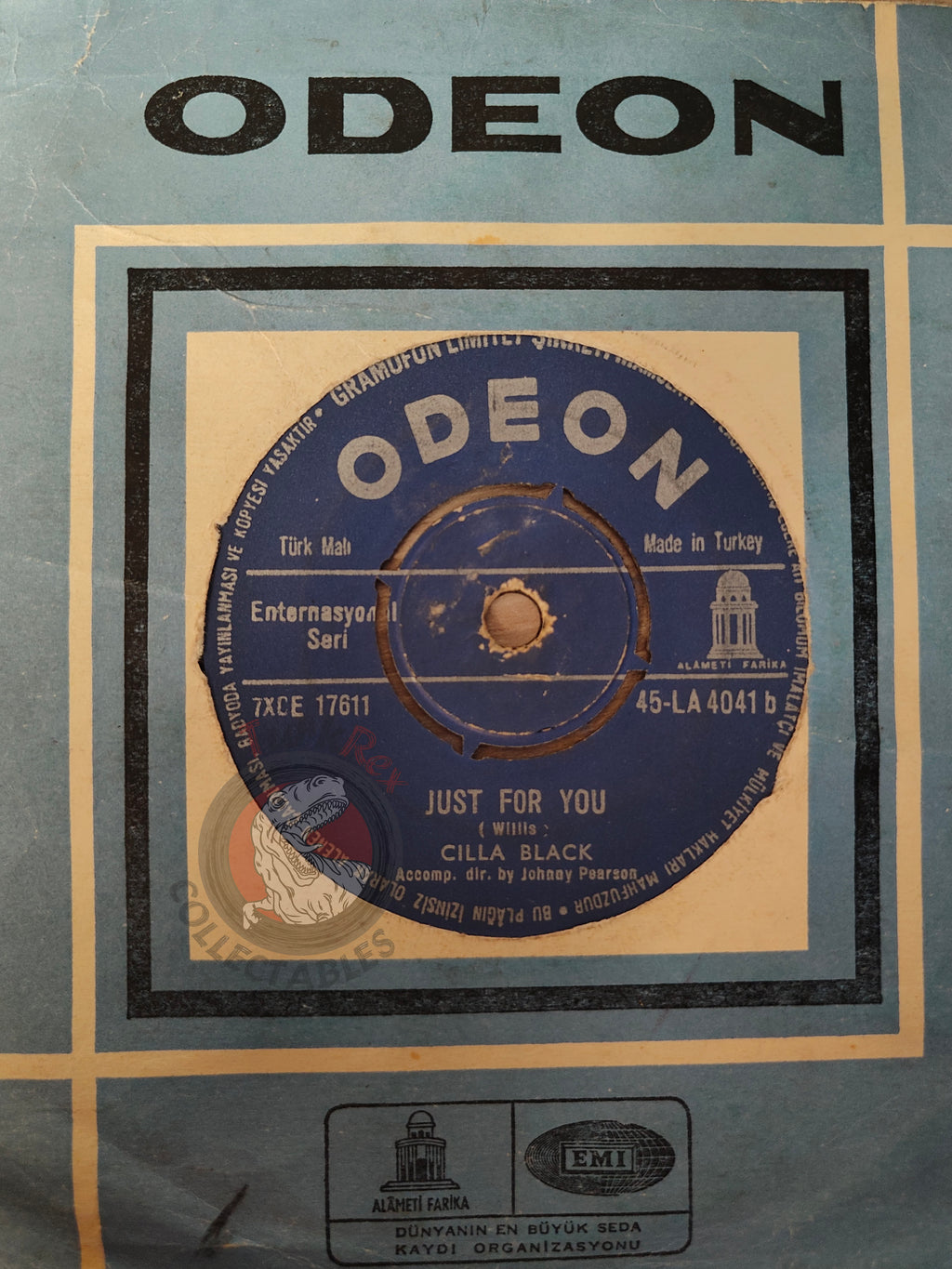 Cilla Black – Anyone Who Had A Heart 7" Turkish Pressing Vinyl Turkey Edition