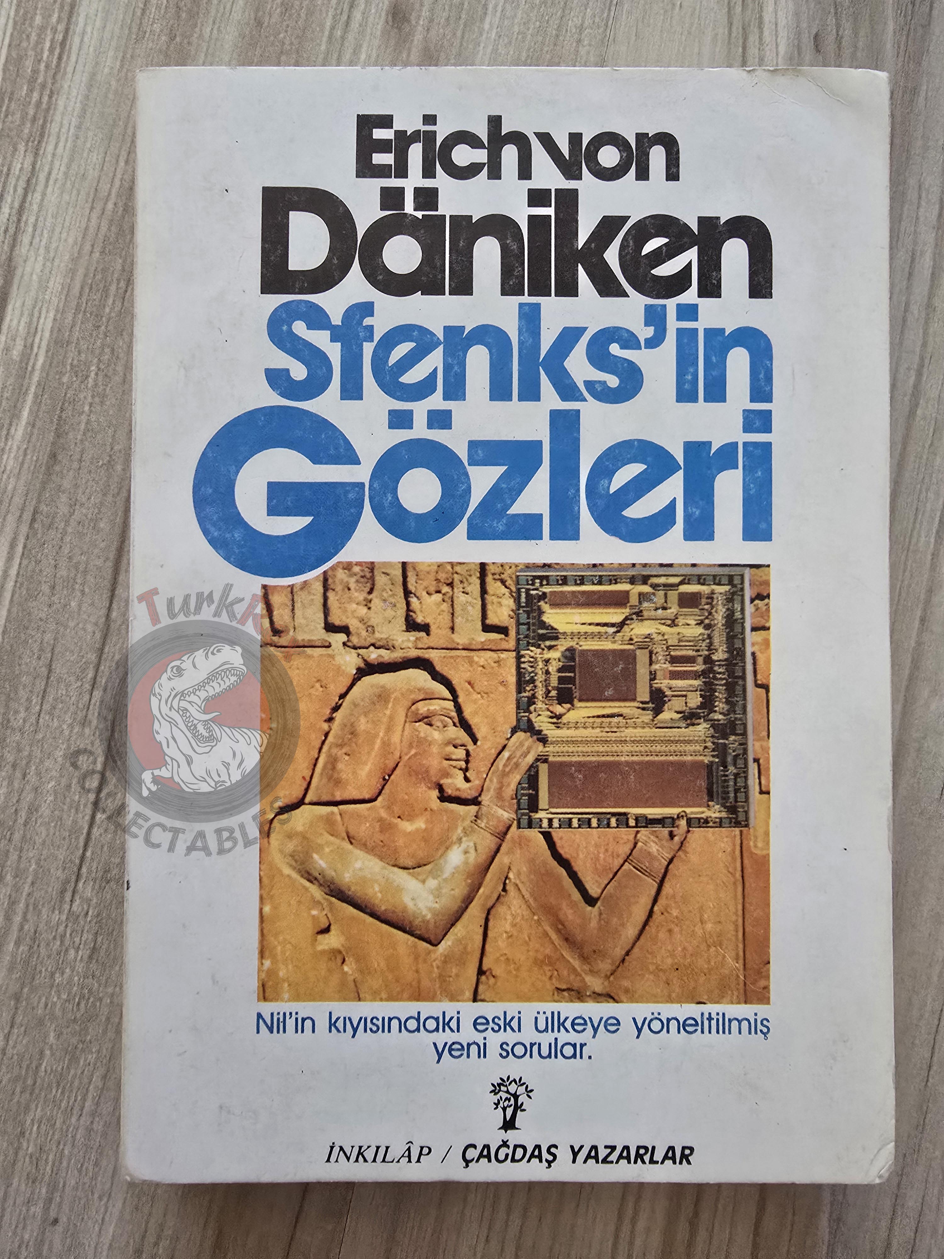 Erich von Däniken –  The Eyes of the Sphinx 1990 Turkish Book Turkey Ufology