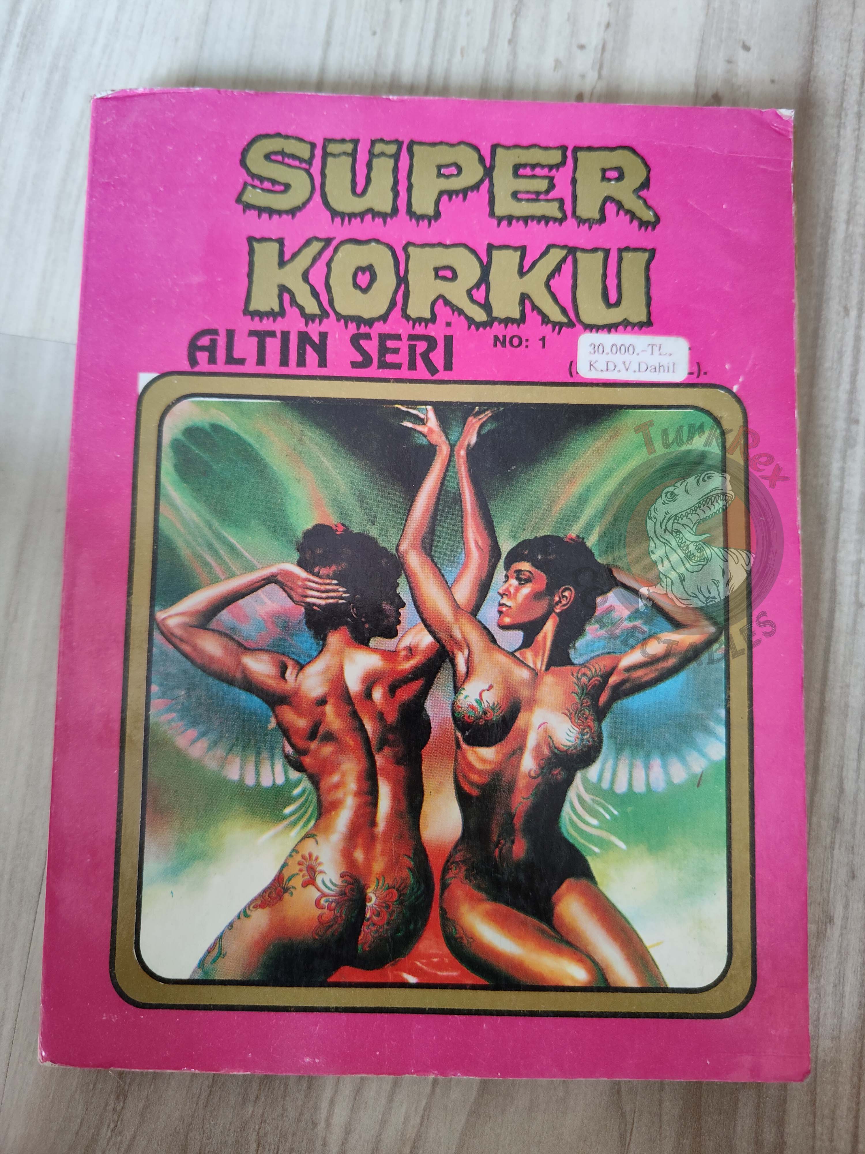 Süper Korku Altın Seri #1 1987 Turkish Comic Turkey Warren Creepy Eerie  Boris Vallejo