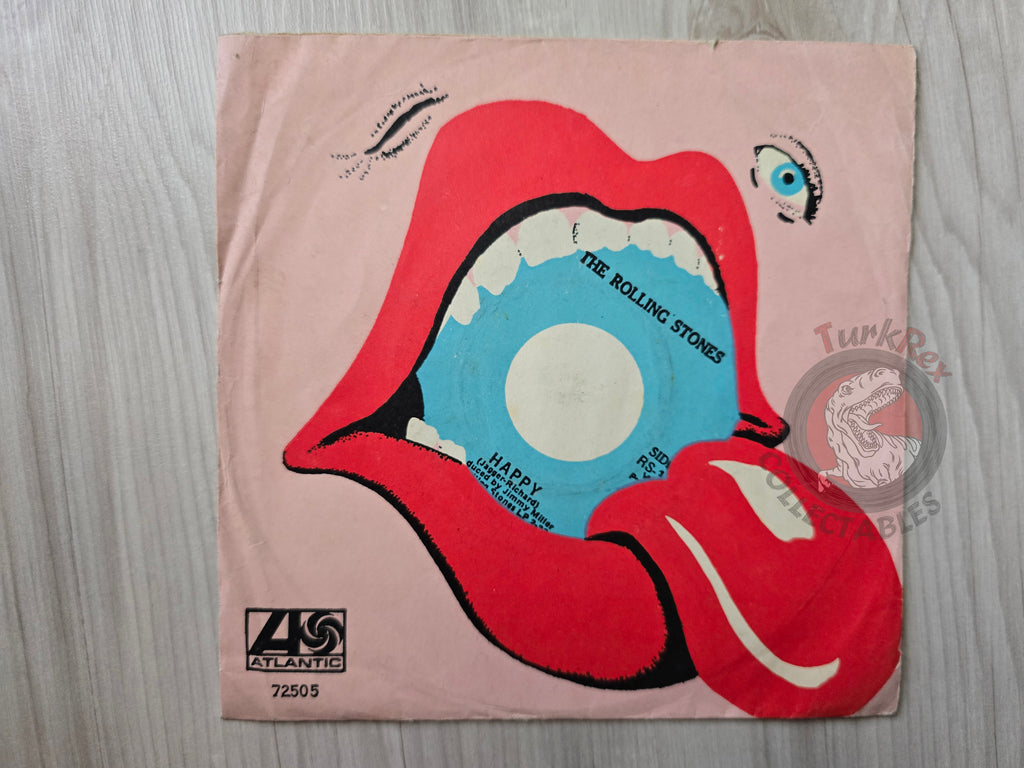 The Rolling Stones – Happy / All Down The Line 7" Turkish Pressing Cover Only Turkey Edition
