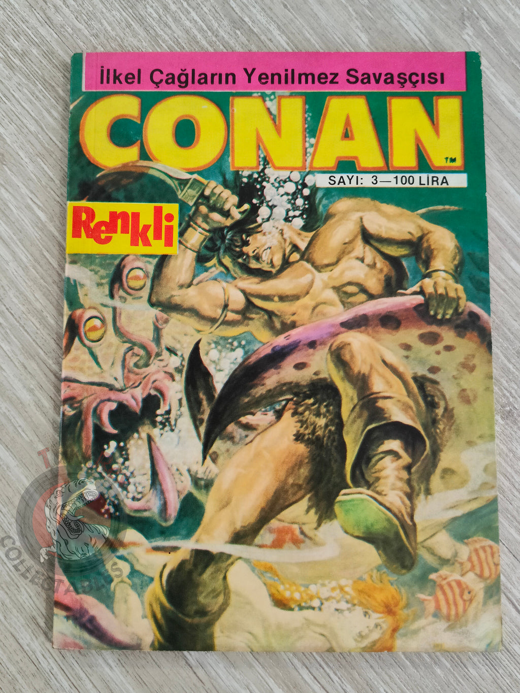 Conan Renkli #3 Turkish Comic Turkey The Savage Sword of Conan #37