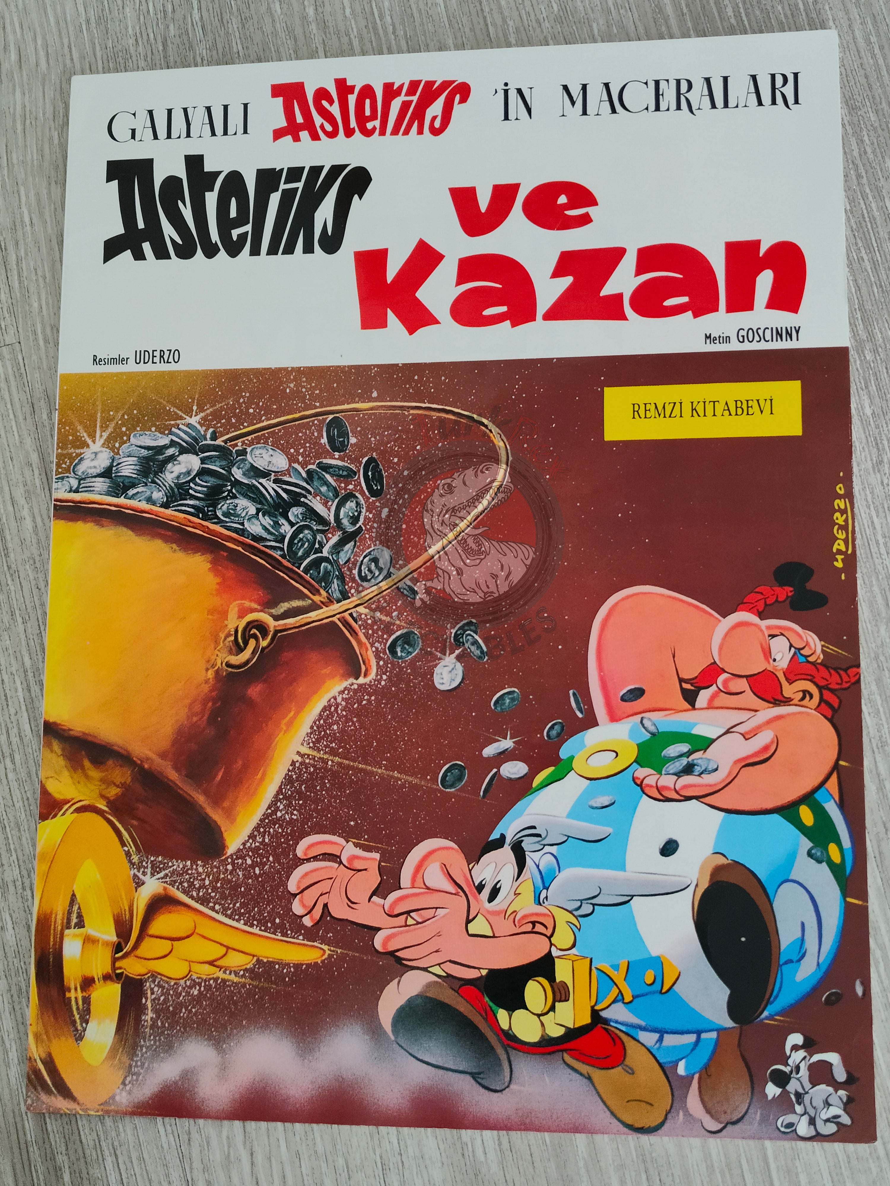 Asterix – Asterix and the Cauldron 1998 1st Edition Turkish Edition Comic Turkey