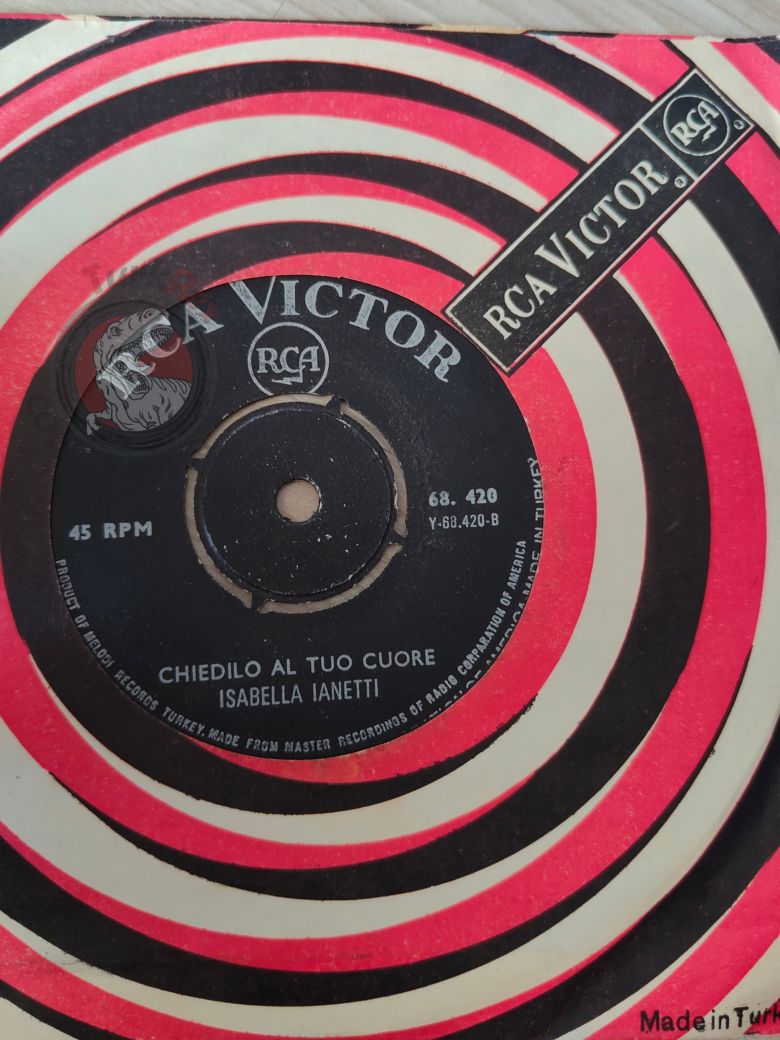 Isabella Iannetti – Corriamo 7" Turkish Pressing Vinyl Turkey Edition