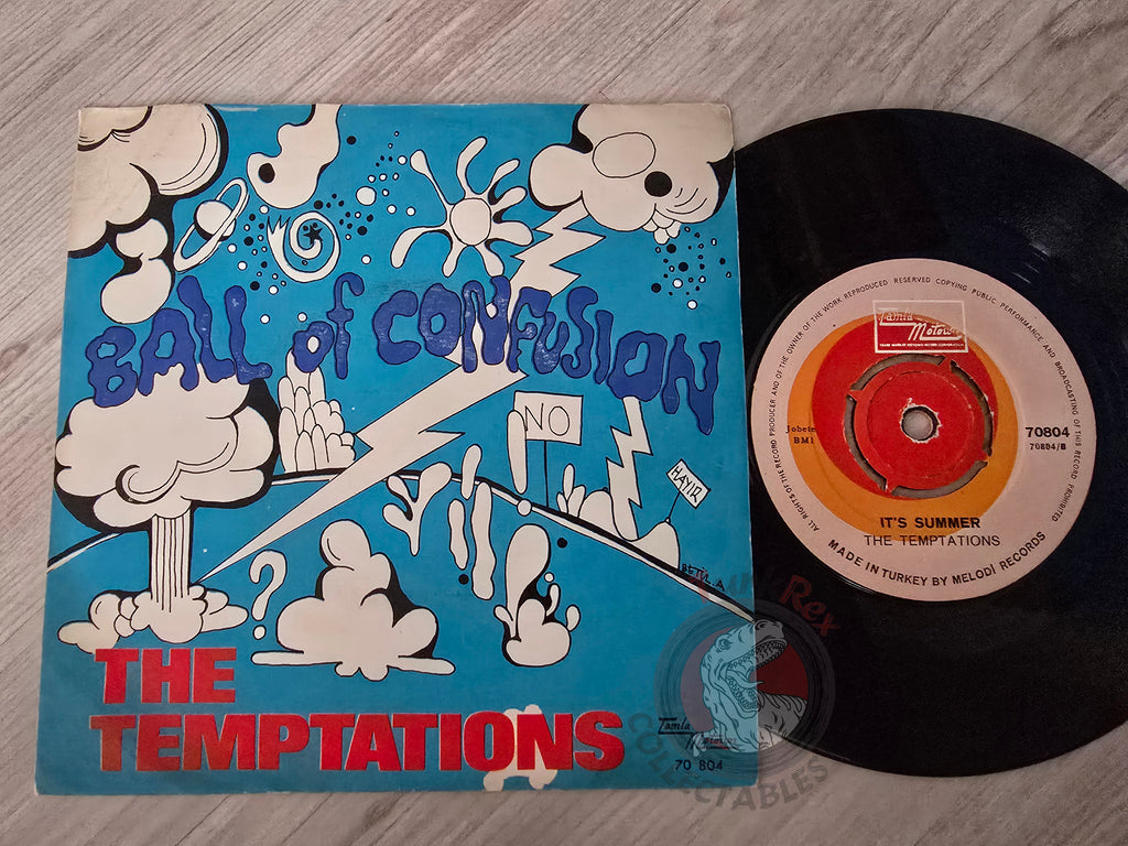 The Temptations – Ball Of Confusion 7" Turkish Pressing Vinyl Turkey Edition