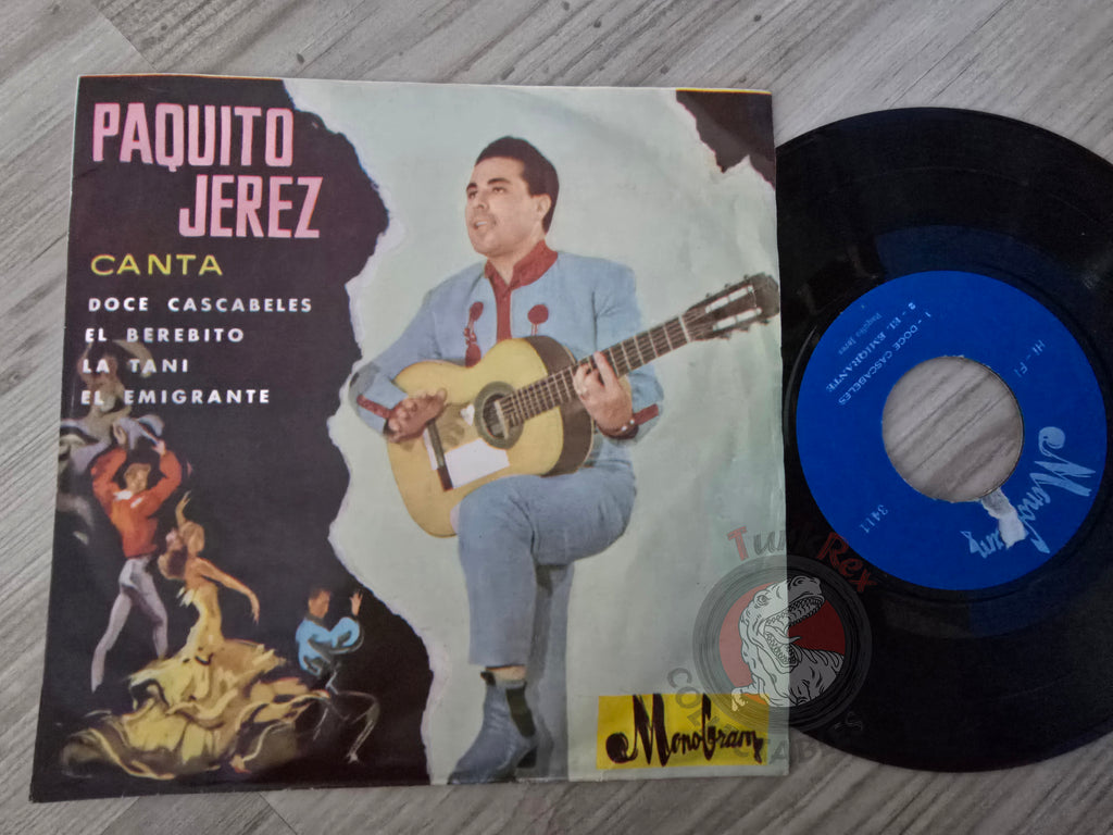 Paquito Jerez – Doce Cascabeles  7" Iran Pressing Vinyl Iranian Edition