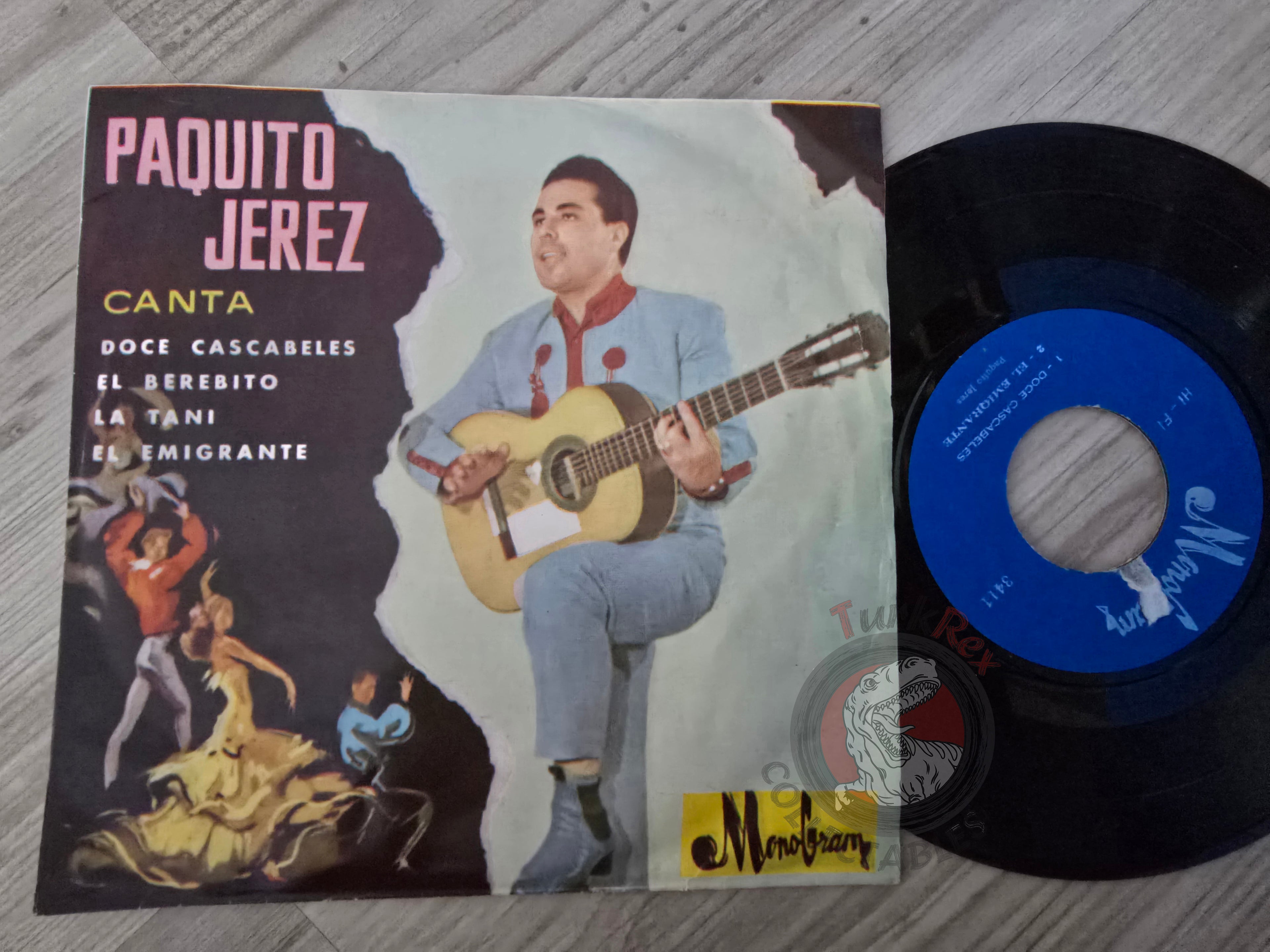 Paquito Jerez – Doce Cascabeles  7" Iran Pressing Vinyl Iranian Edition