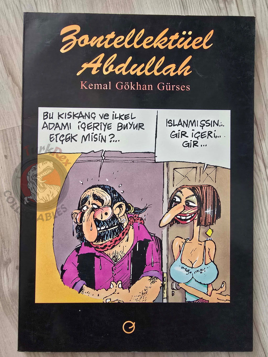 Zontellektüel Abdullah 1996 Kemal Gökhan Gürses Turkish Comic Turkey Cartoon