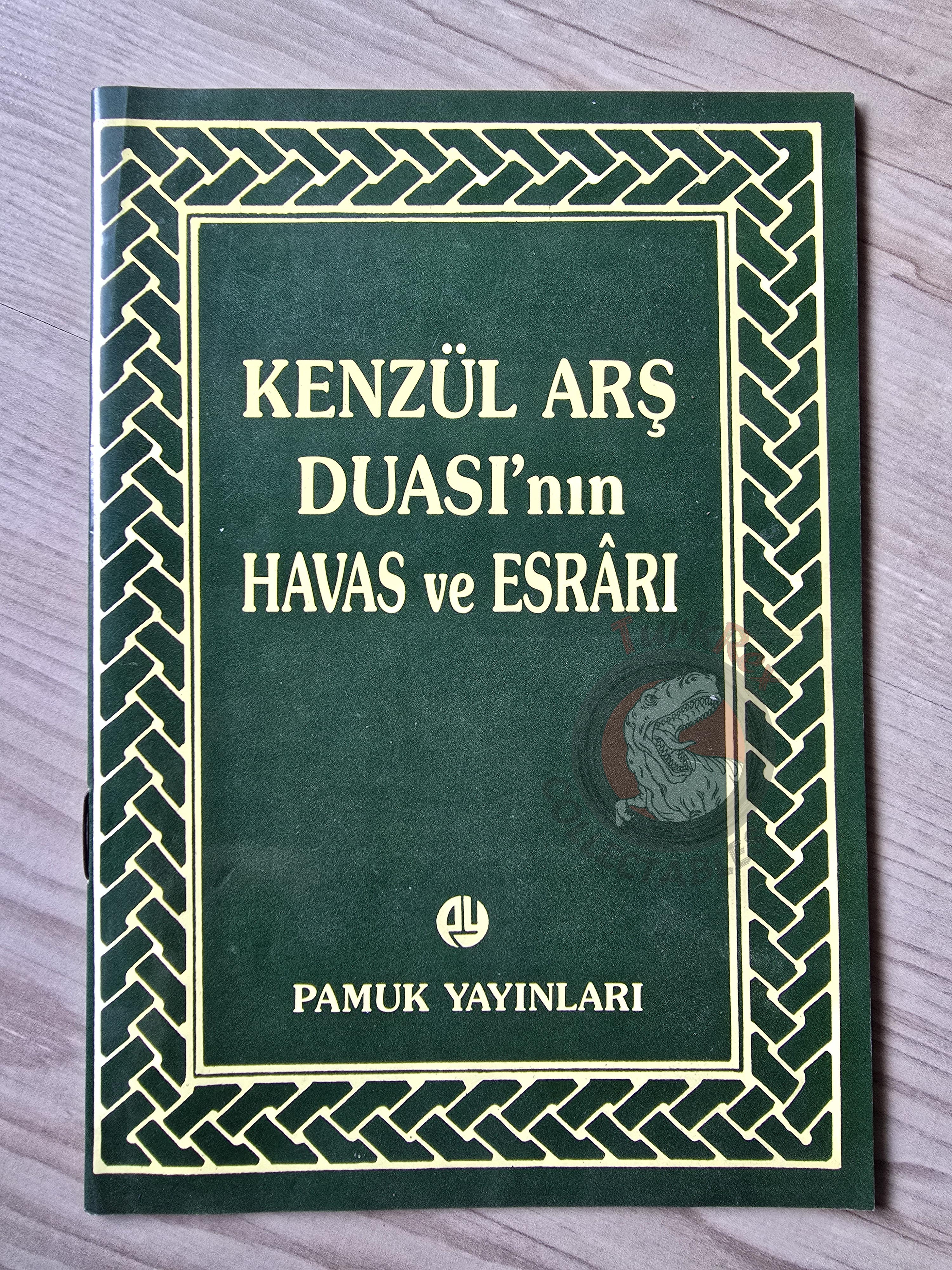 Kenzul Arsh Prayer Islamic Occult Havass Vefq Spells Charm Turkish Book Islam Talisman