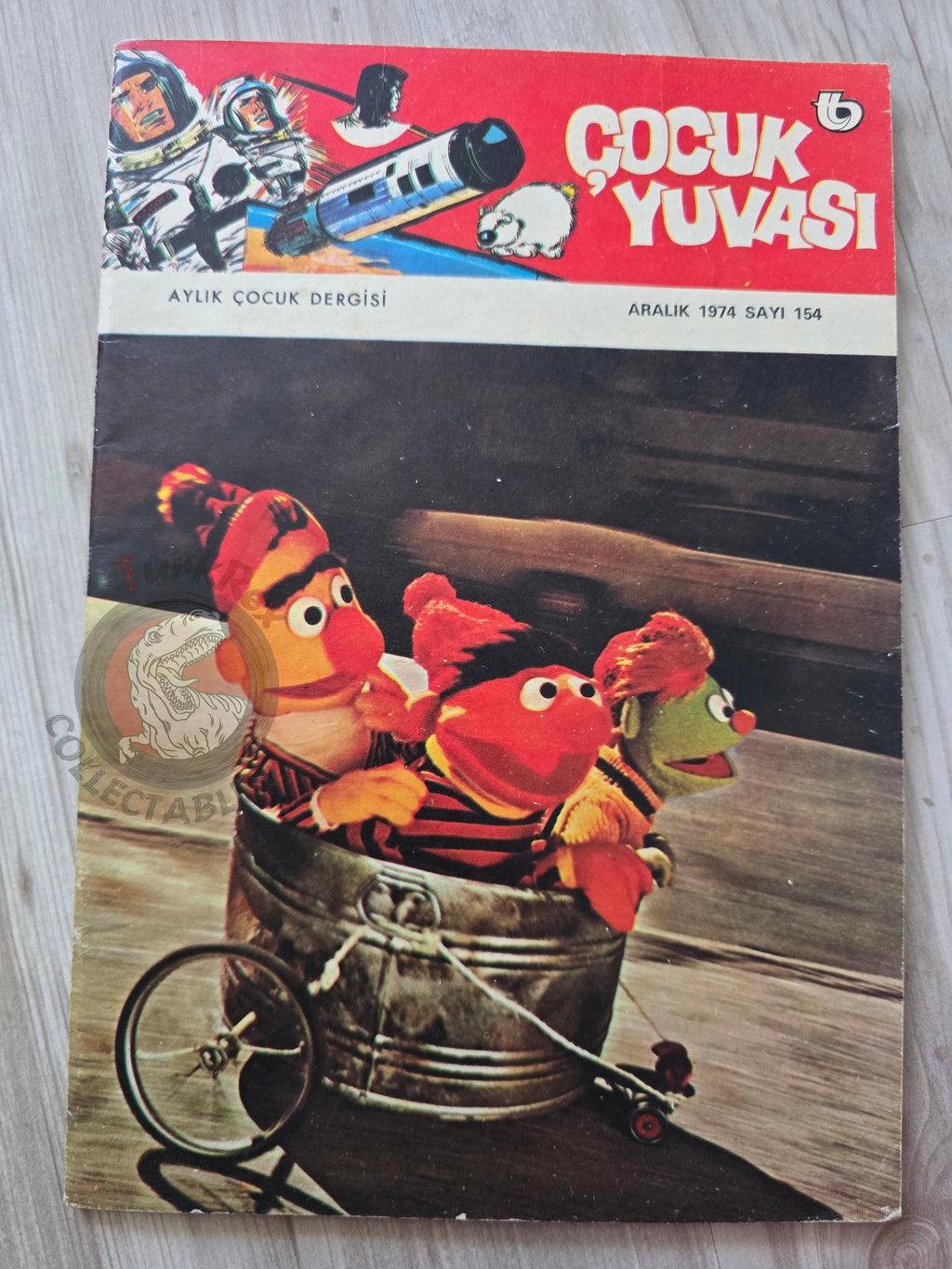 Çocuk Yuvası Magazine 1974 Sesame Street Dan Cooper Ric Hochet Turkish Comic Turkey