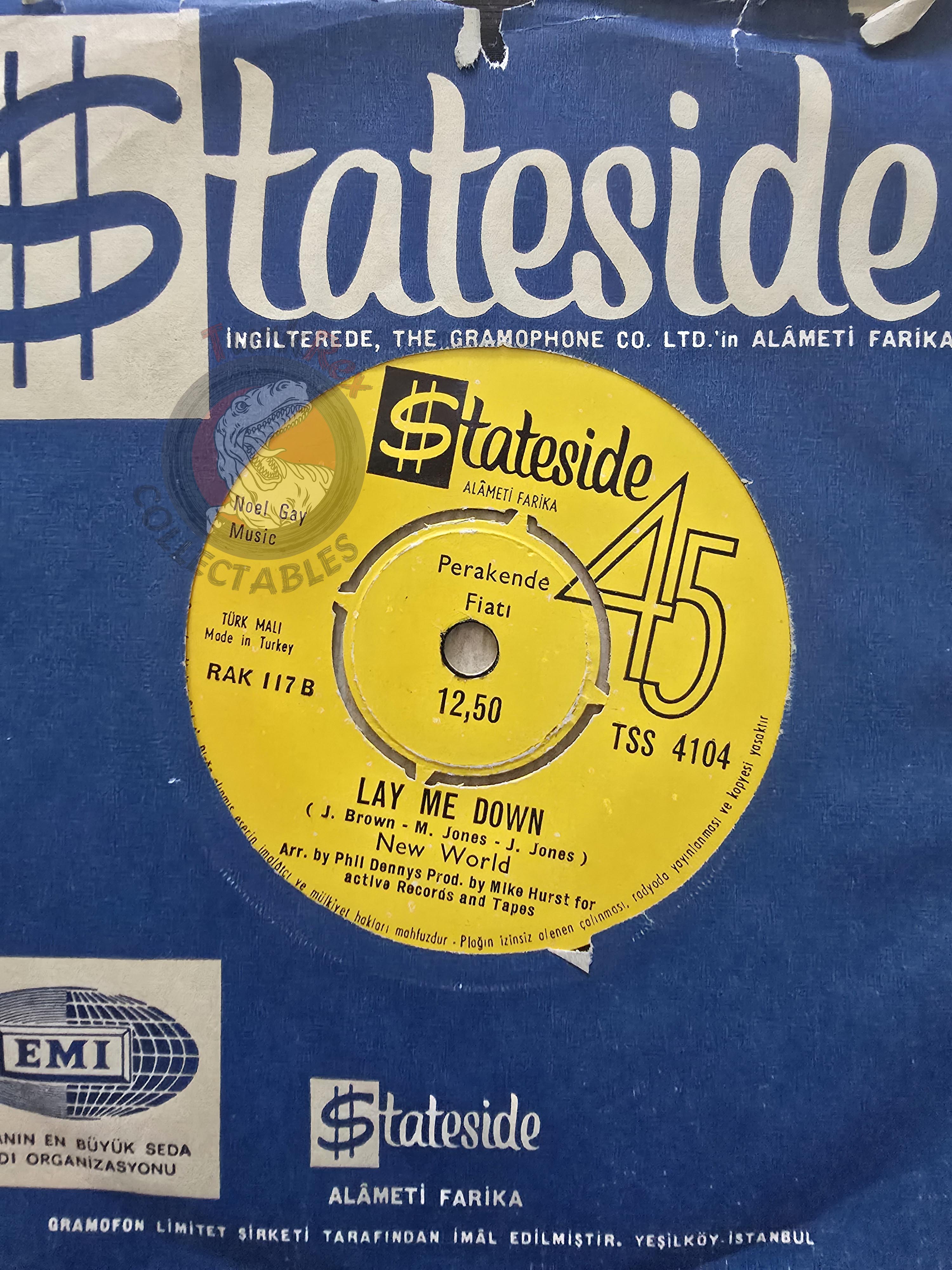 New World  – Tom-Tom Turnaround 7" Turkish Pressing Vinyl Turkey Edition