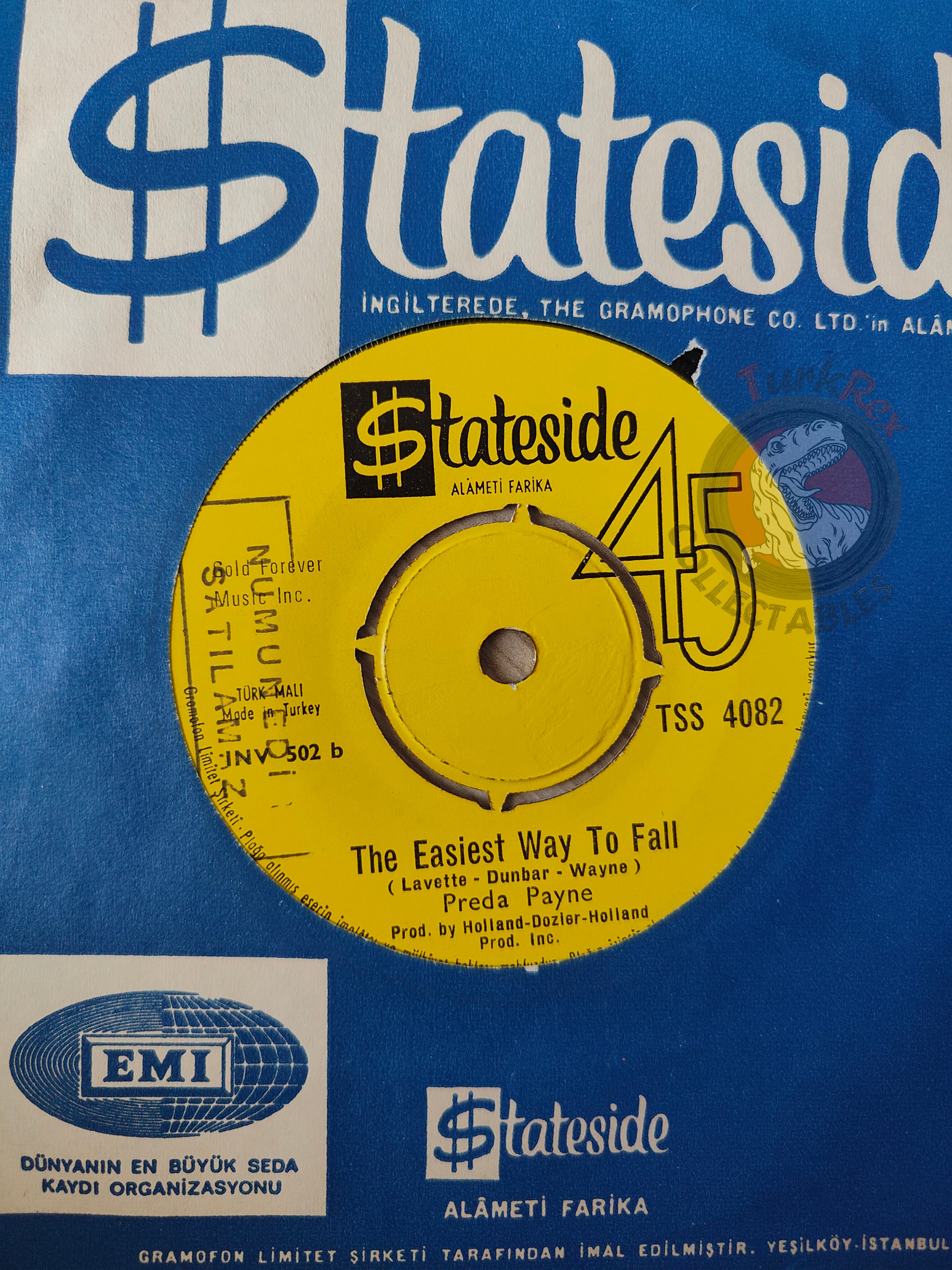 Freda Payne – Band Of Gold 7" Promo Turkish Pressing Vinyl Turkey Edition