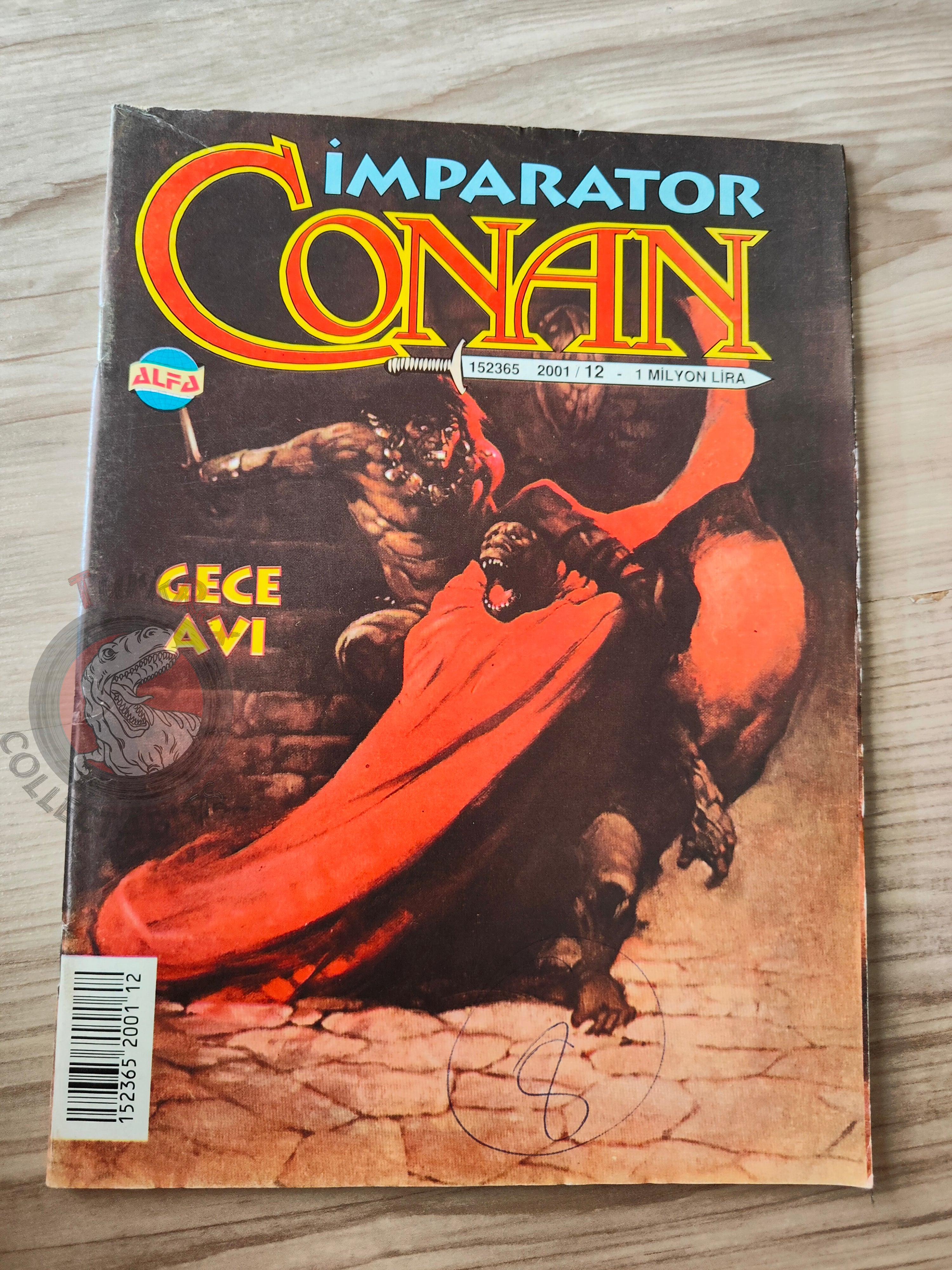 Imparator Conan #12 Conan the King #54 #55 Turkish Comic Turkey Frank Frazetta