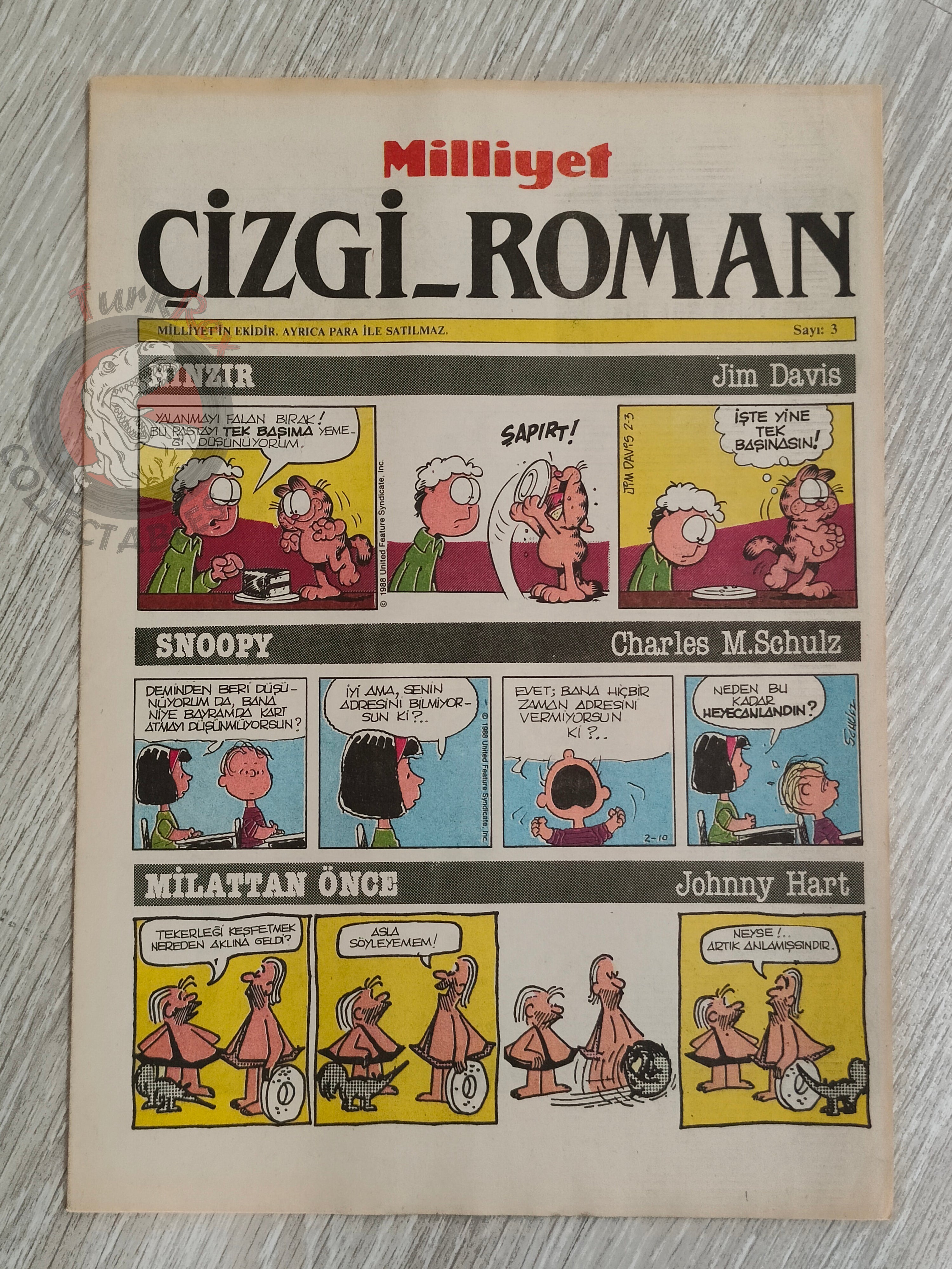Milliyet Çizgi Roman #3 1988 Turkish Comic Turkey Belle Star Mr. Abernathy Green Force Five