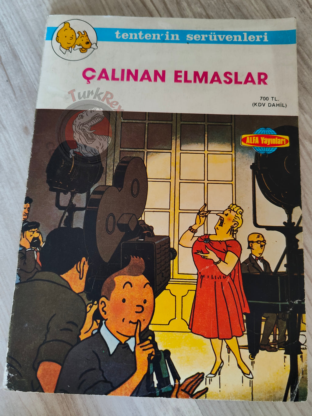 Tintin – The Castafiore Emerald  mid 1980s Turkish Edition Comic Turkey 1
