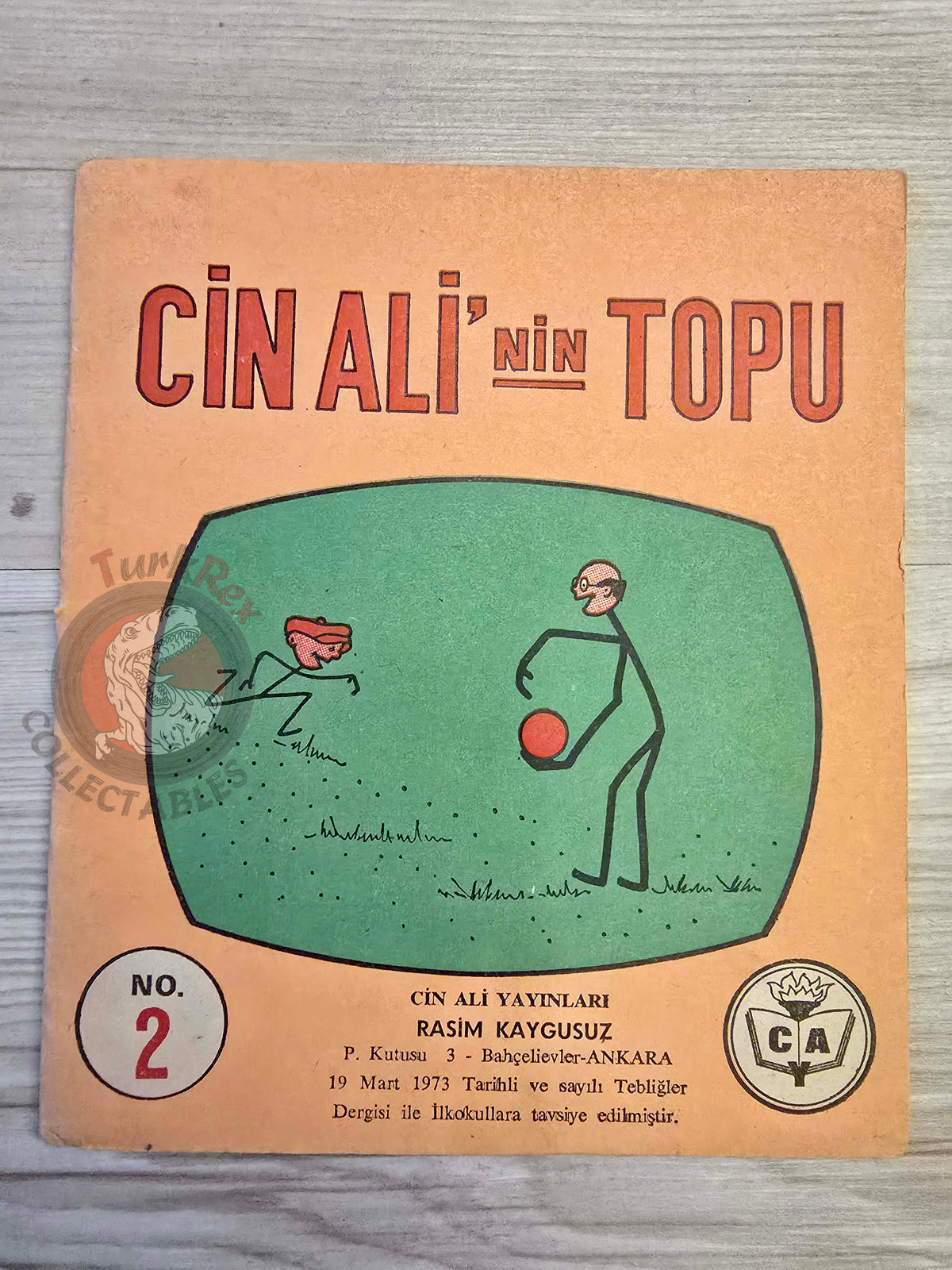 Cin Ali Series 2 – Rasim Kaygusuz 1970s Turkish Book Turkey Illustrated Education