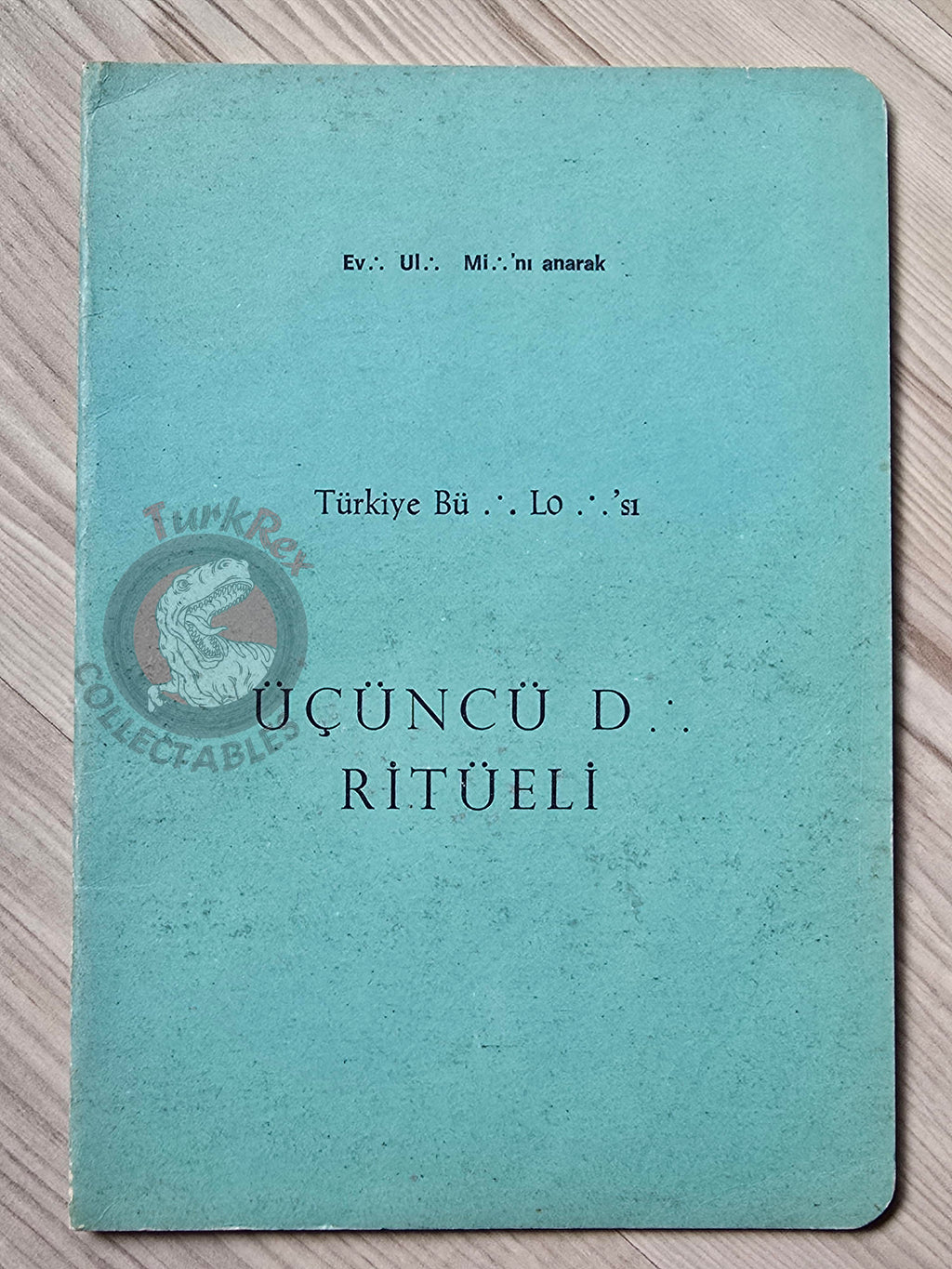 Turkish Freemasonry 3rd Degree Master Ritual Booklet Masonic Masons of Turkey