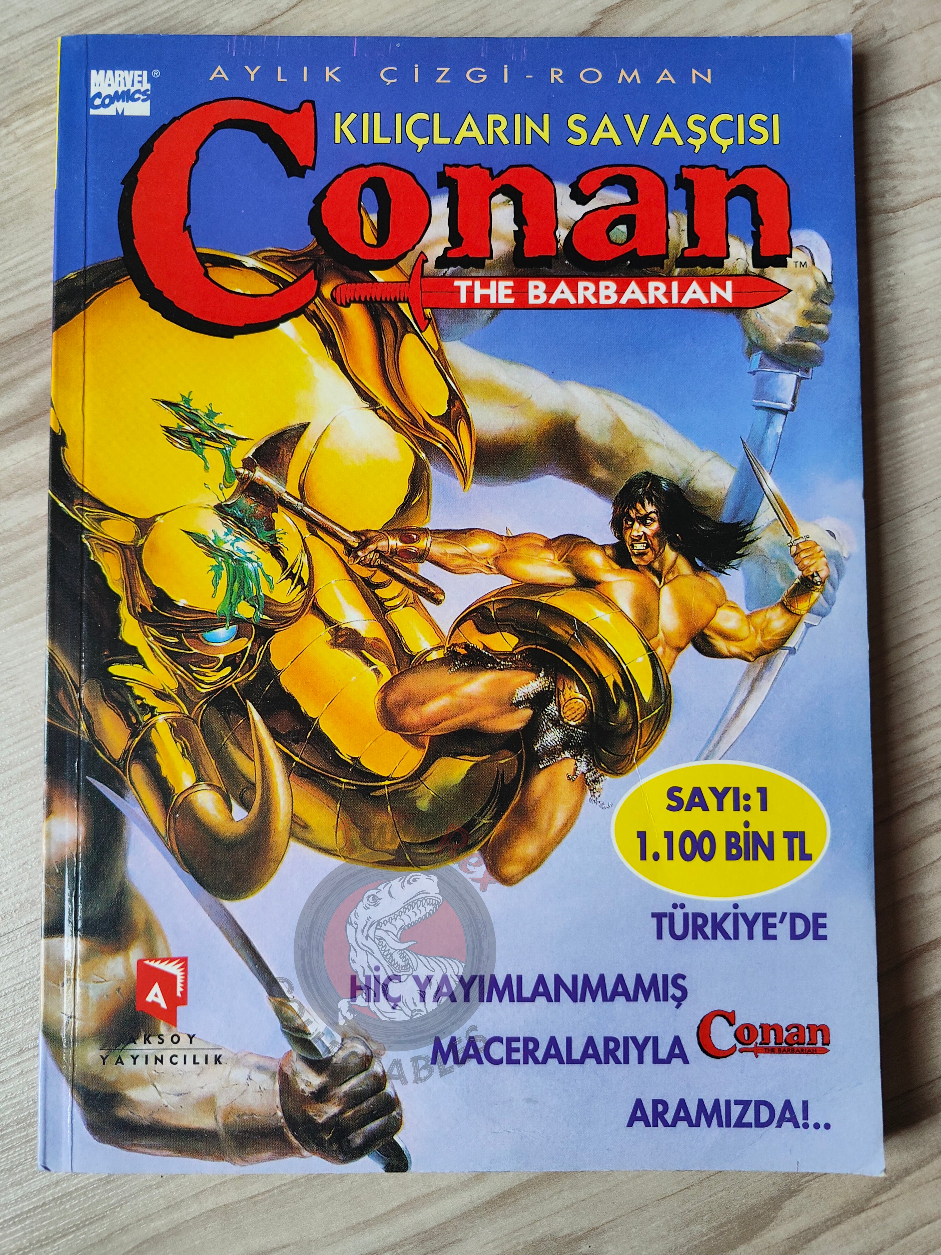 Kılıçların Savaşçısı Conan #1 Turkish Comic Turkey The Savage Sword of #211 #212