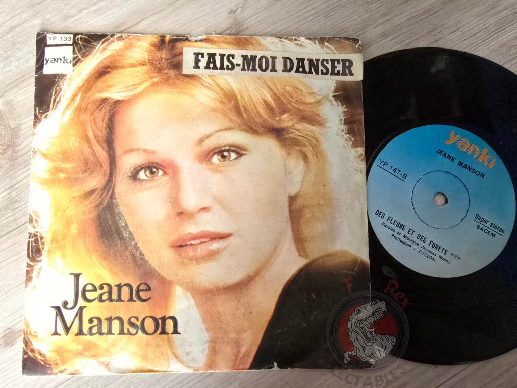 Jeane Manson – Fais-moi Danser 7" Turkish Pressing Vinyl Turkey Edition