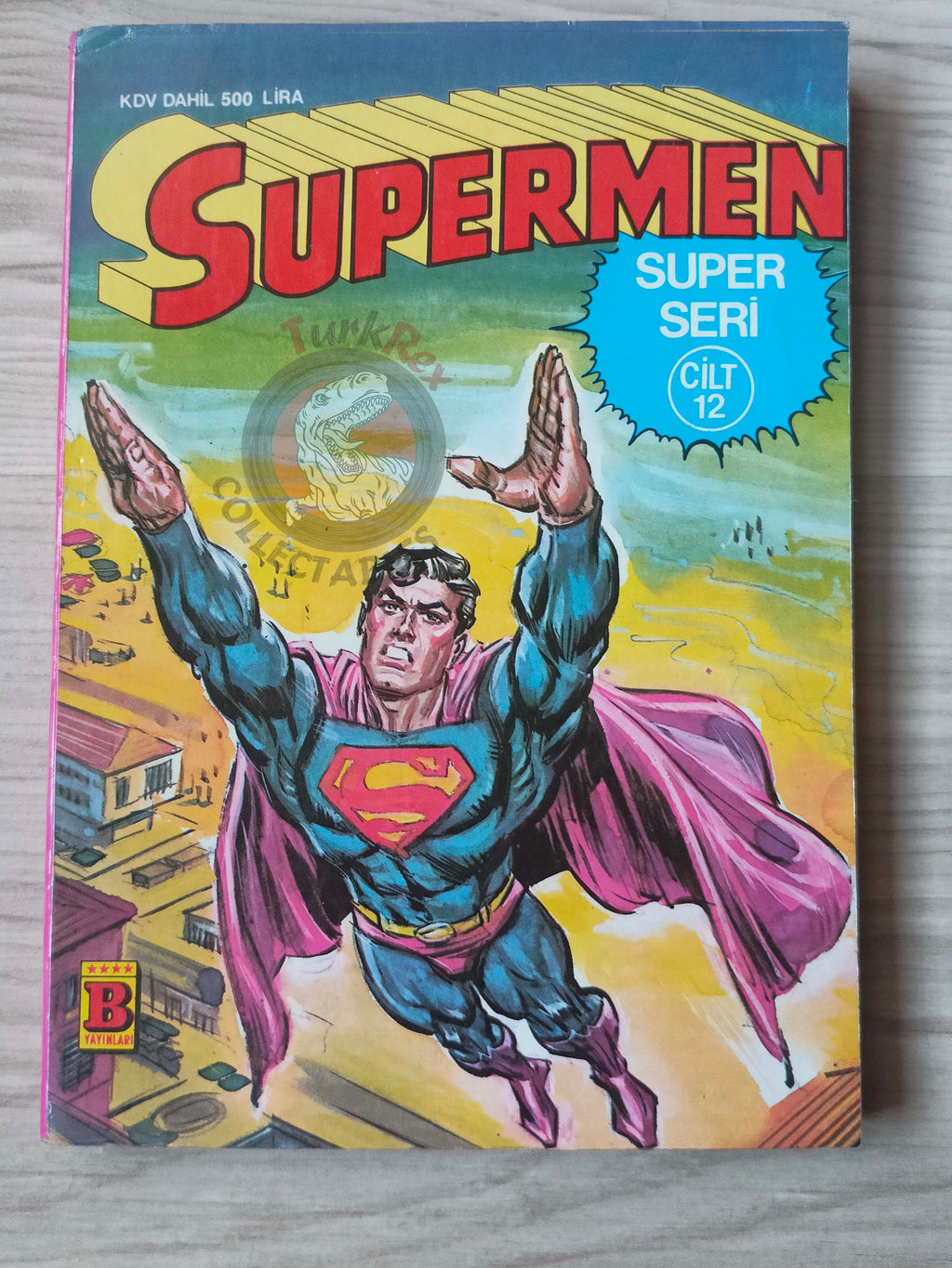 Superman Vol #12 1990 Turkish Comic Turkey #378 #383 Batman Flash #295 Supergirl