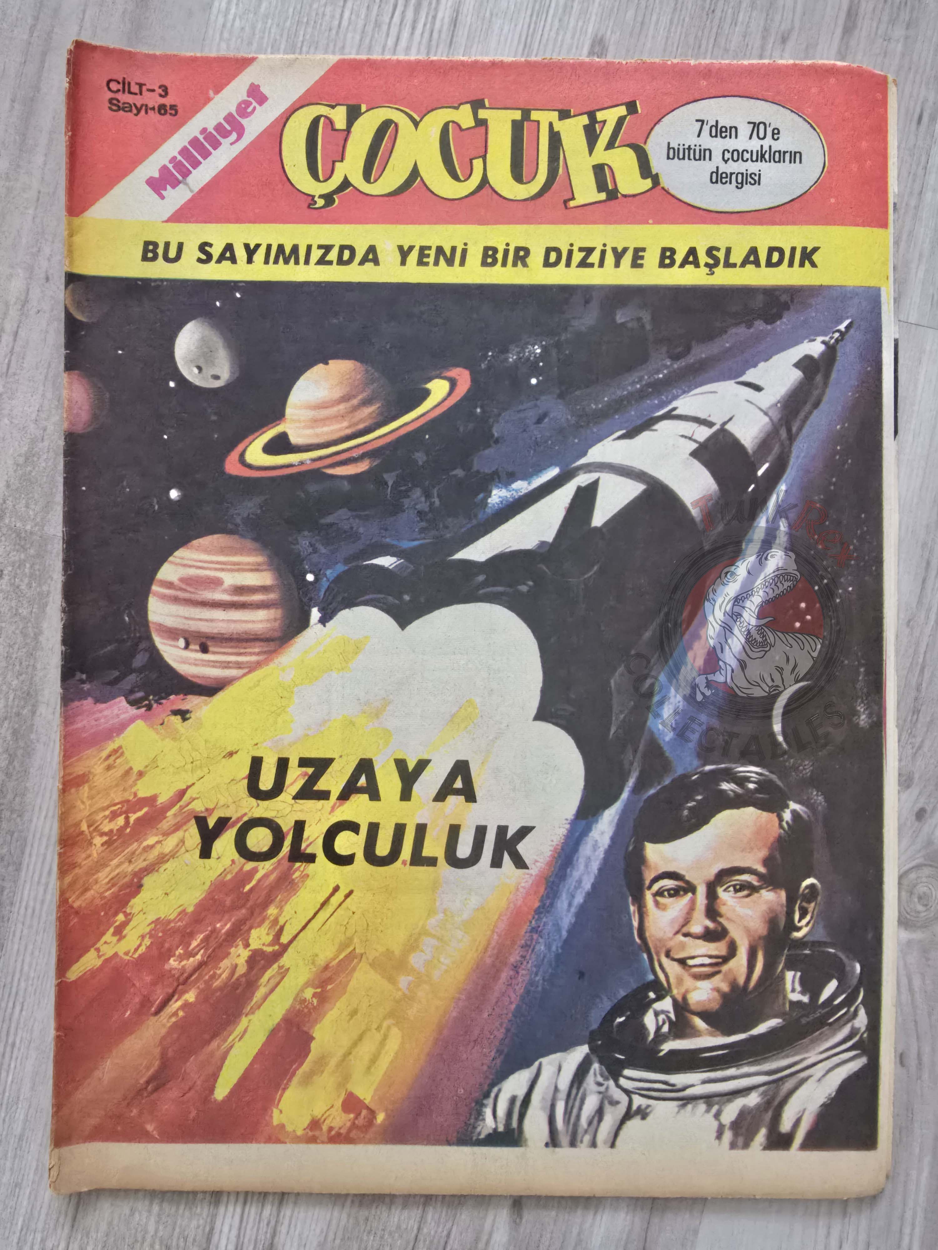 Milliyet Çocuk #65 1974 Turkish Comic Mag Turkey Lucky Luke Michel Vaillant Il Colonnello Caster’Bum
